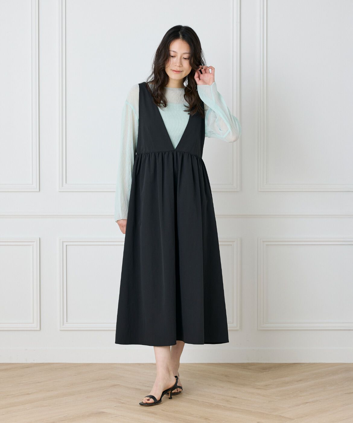 DAY by DAY it&rsquo;s international「シアー楊柳ボートネックプルオーバー」|シャツ・ブラウス|