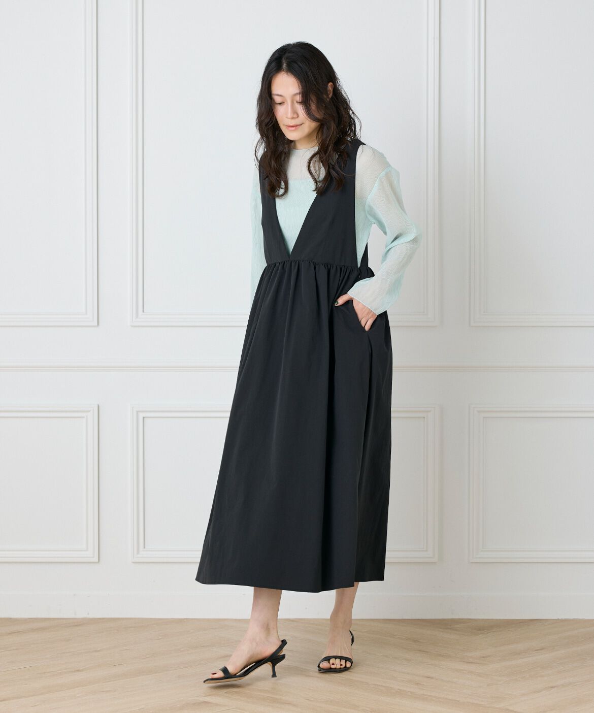 DAY by DAY it&rsquo;s international「シアー楊柳ボートネックプルオーバー」|シャツ・ブラウス|