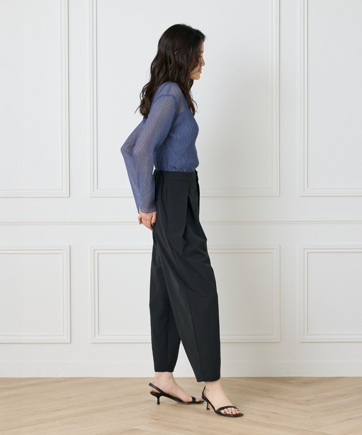 DAY by DAY it&rsquo;s international「シアー楊柳ボートネックプルオーバー」|シャツ・ブラウス|