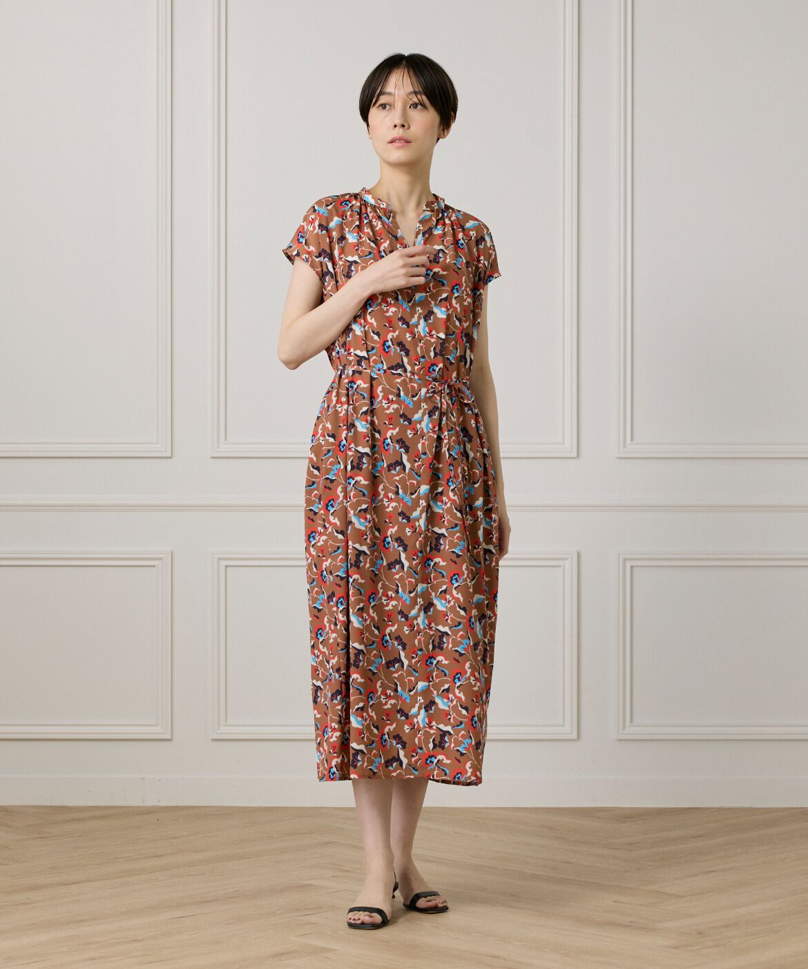 DAY by DAY it&rsquo;s international「ヴィンテージフラワーIラインワンピース」|ワンピース|