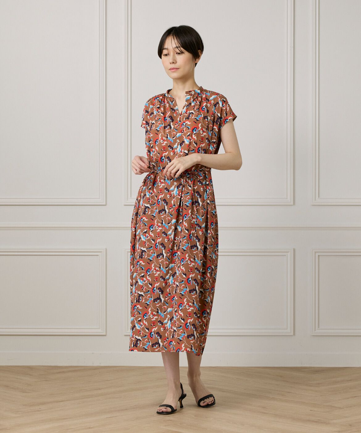 DAY by DAY it&rsquo;s international「ヴィンテージフラワーIラインワンピース」|ワンピース|