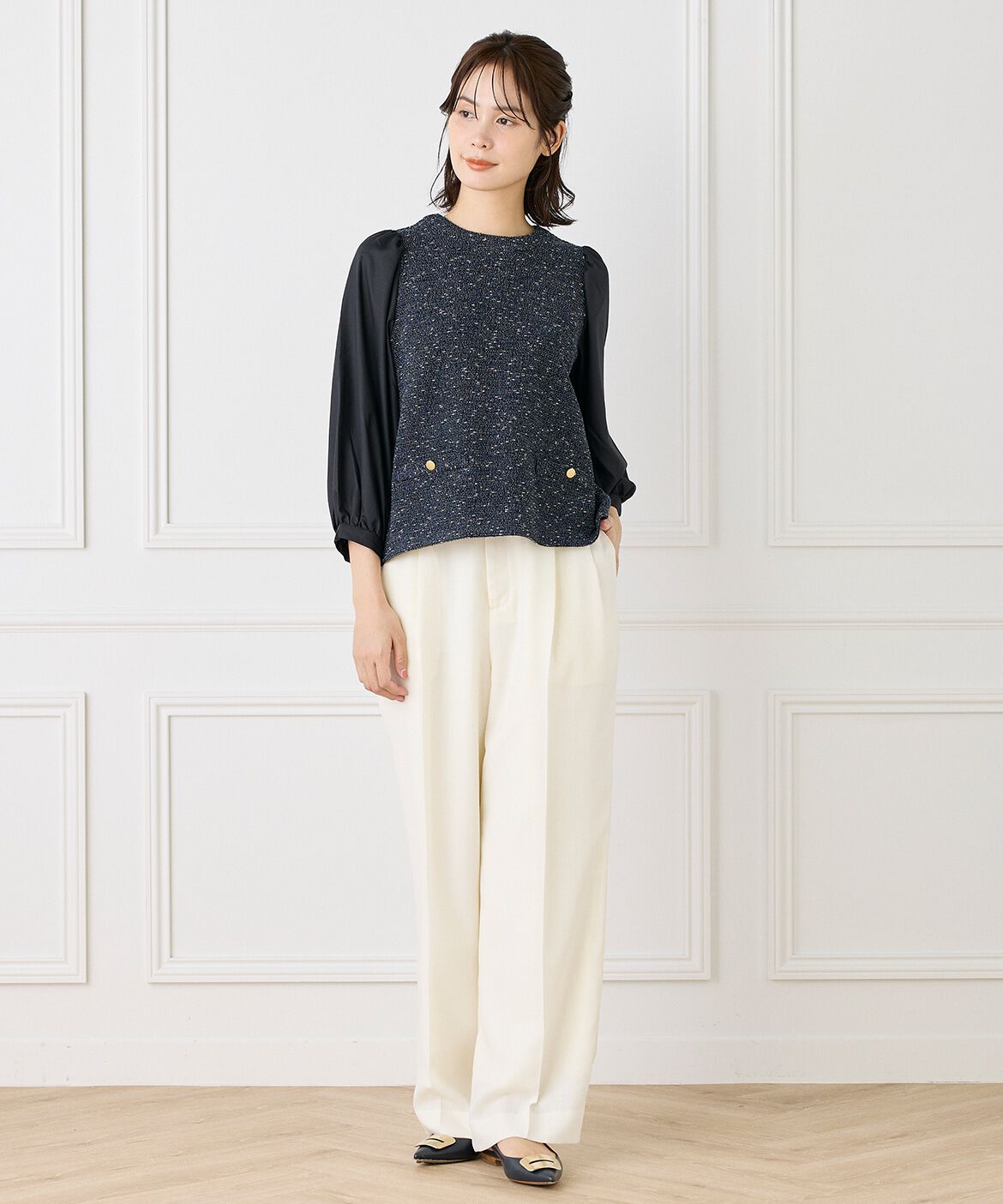 INED「ドッキングプルオーバー」|Tシャツ・カットソー|