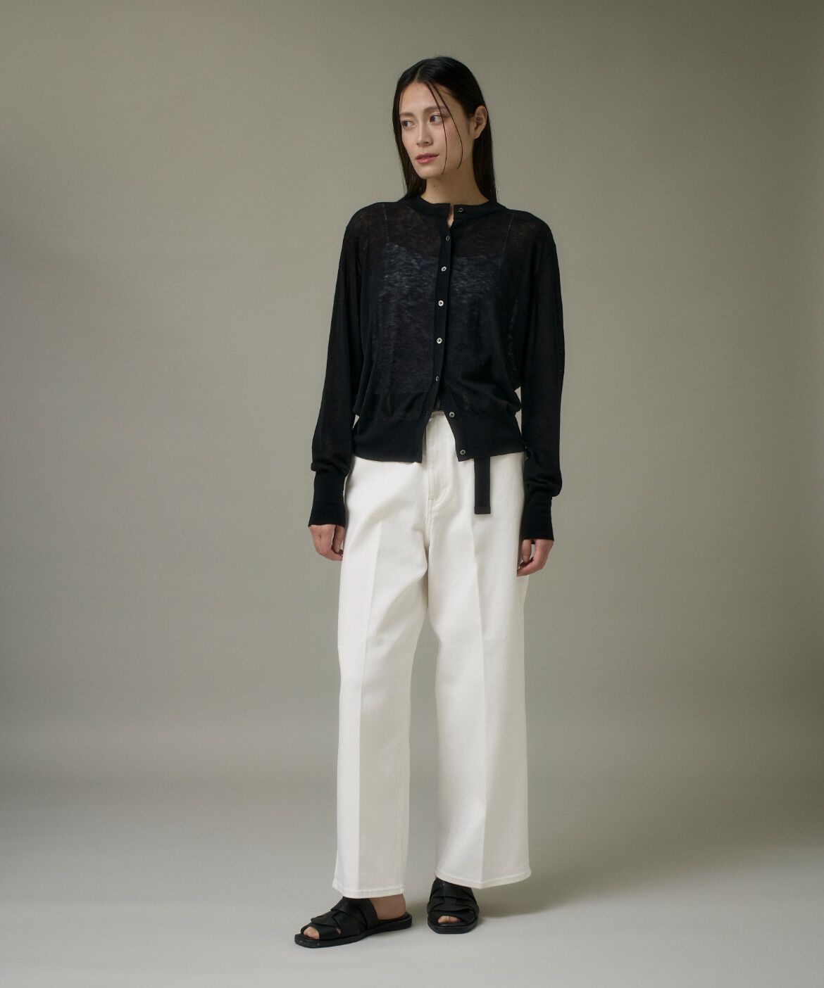 I.T.'S international「クルーネックニットカーディガン《Melty air wool》」|カーディガン|