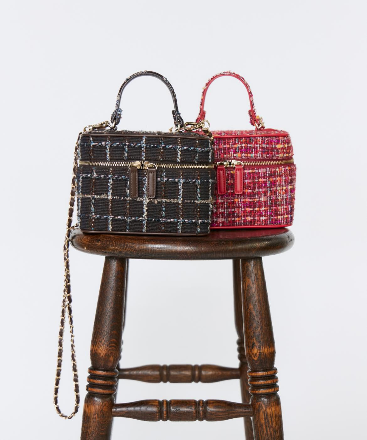 Maglie le cassetto「《M Maglie le cassetto》LINTONツイードバニティバッグ」|ハンドバッグ|