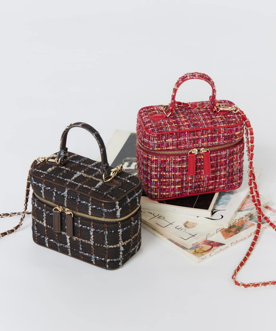 Maglie le cassetto「《M Maglie le cassetto》LINTONツイードバニティバッグ」|ハンドバッグ|