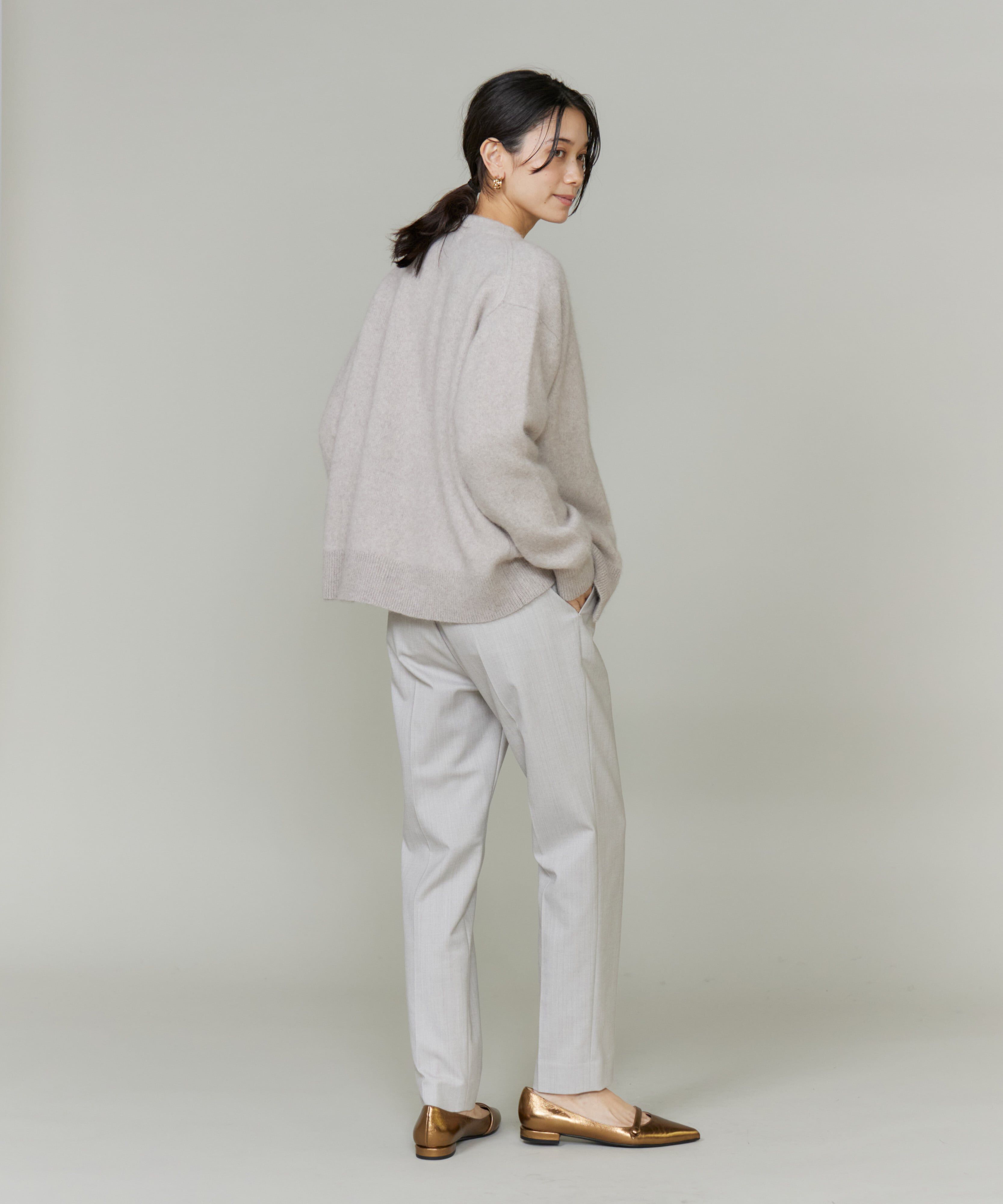 INED「《大きいサイズ》テーパードパンツ」|その他|