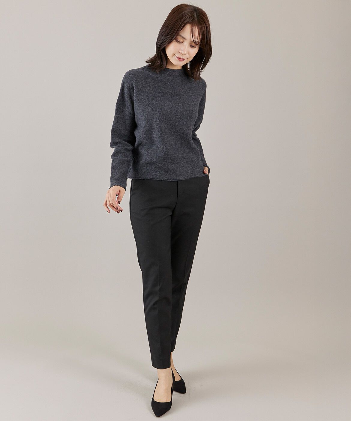 INED「《大きいサイズ》テーパードパンツ」|その他|