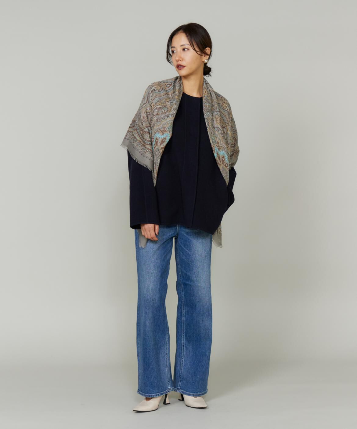 Le Souk「Pink Pepper ワイドストレートデニム《Healthy DENIM》 」|デニム|