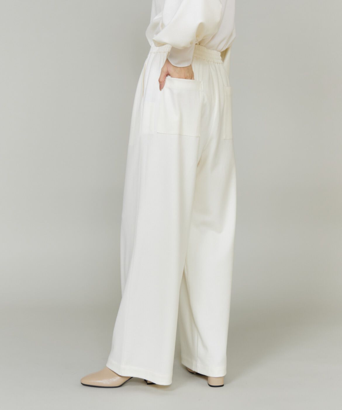 INED「《大きいサイズ》圧縮スムースイージーパンツ」|その他|