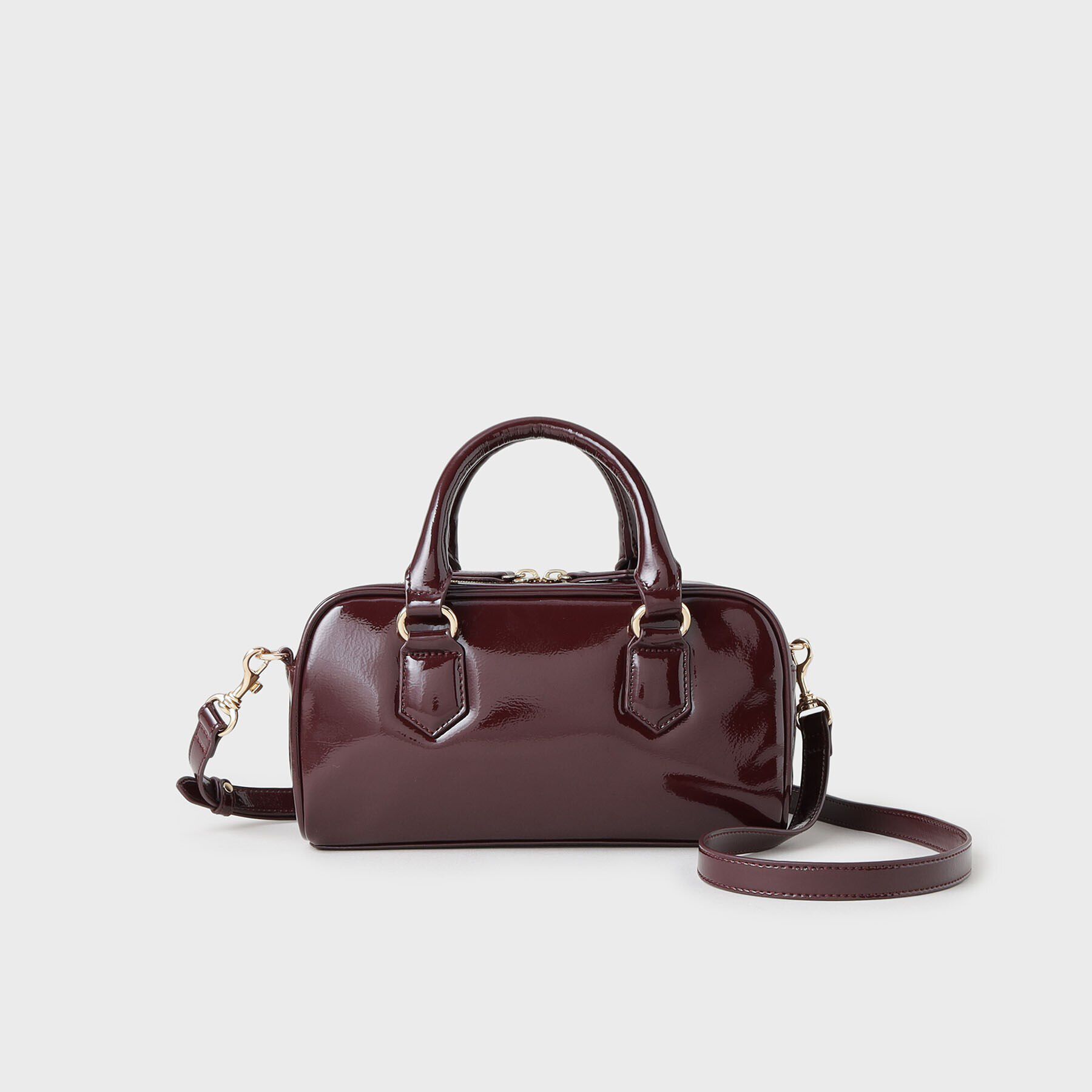 UNTITLED「【2WAY】エナメルミニボストン」|ボストンバッグ|