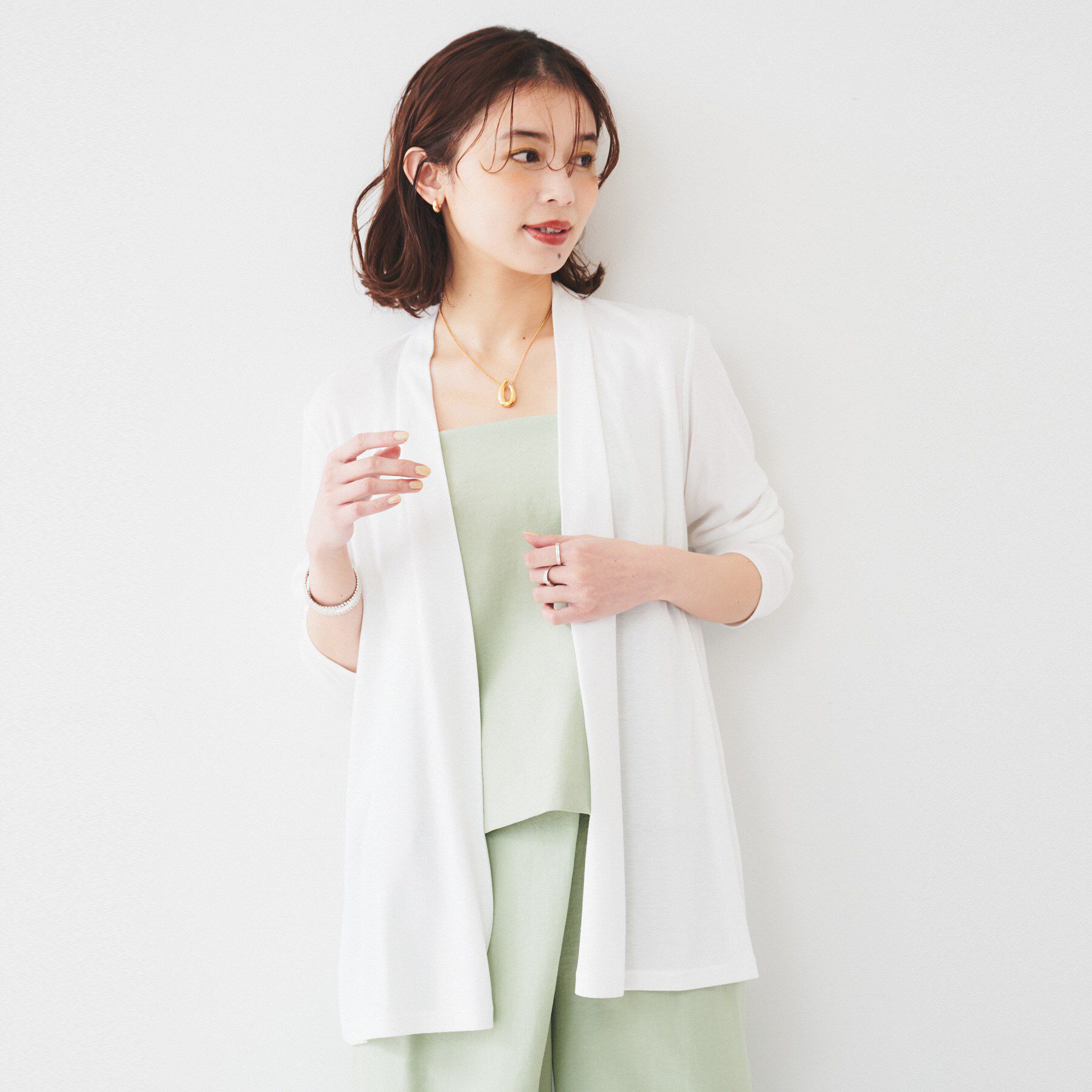 UNTITLED「【接触冷感/UV機能/遮熱】ジャージカーディガン」|カーディガン|