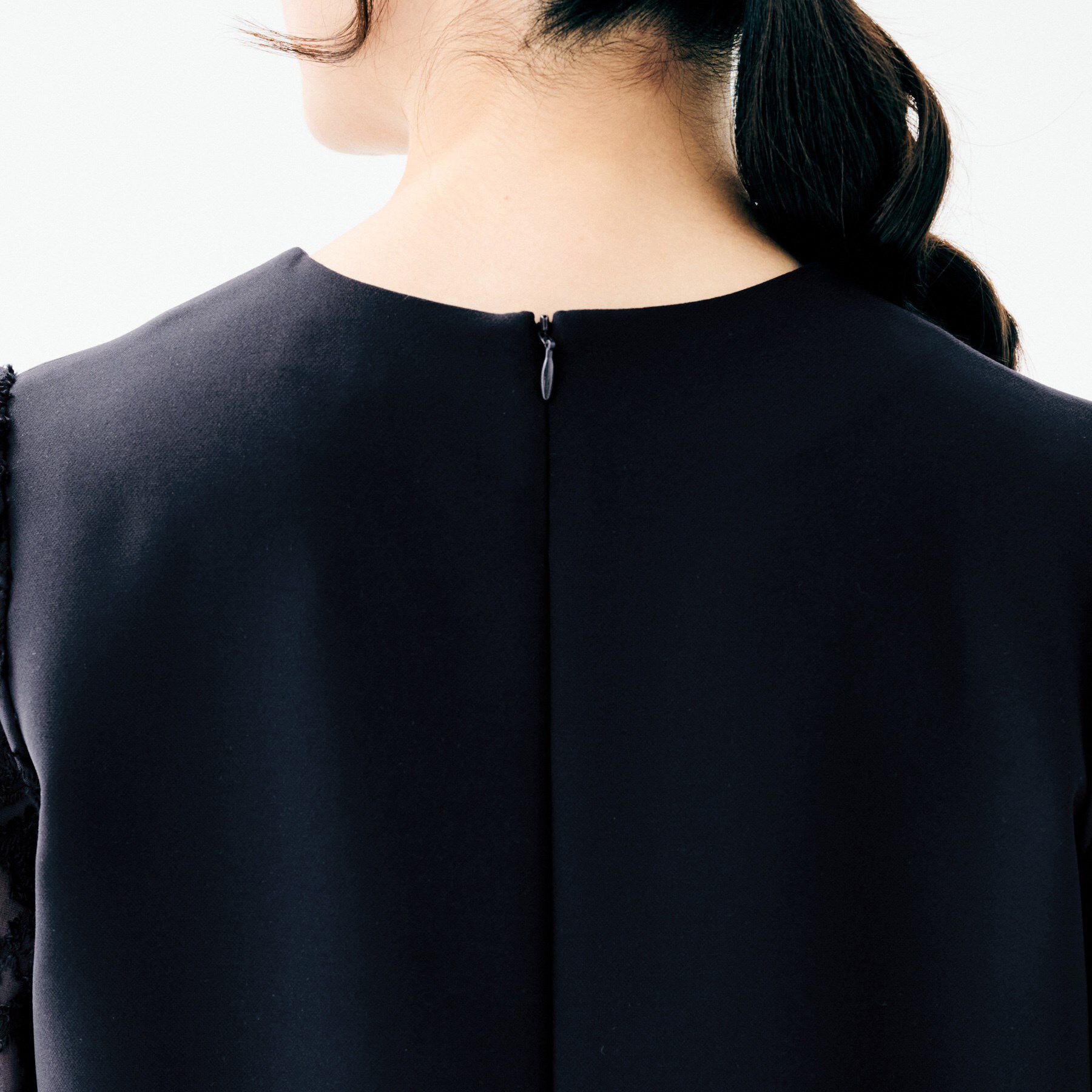 UNTITLED「カットジャカードスリーブ ワンピース」|ワンピース|