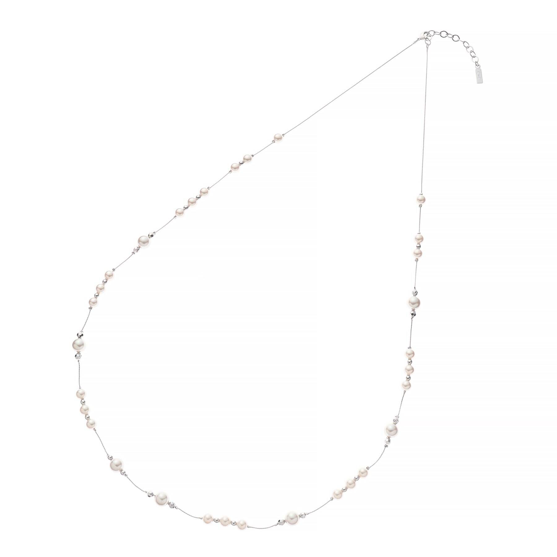 COUP DE CHANCE「ロングフェイクパールネックレス」|ネックレス|ｼﾙﾊﾞｰ(606)