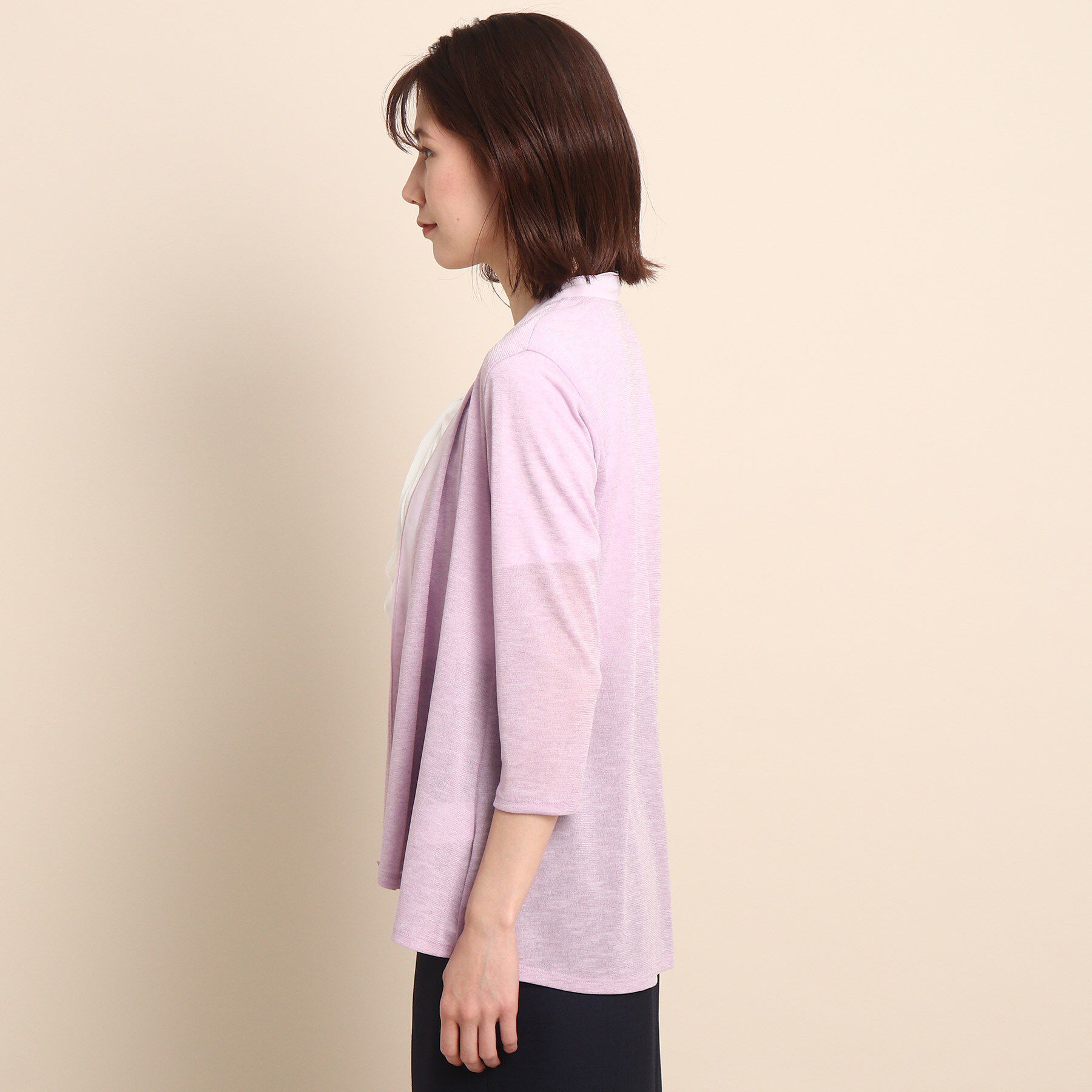 COUP DE CHANCE「【洗える/日本製】ジャージカーディガン」|カーディガン|