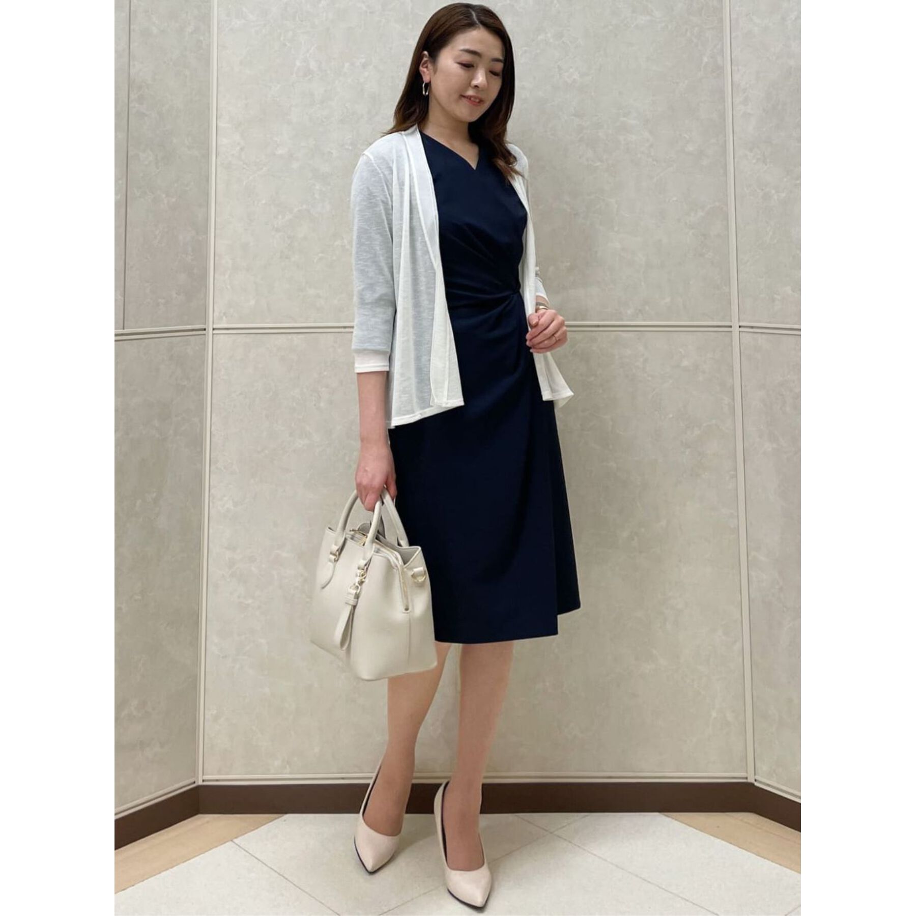 COUP DE CHANCE「【洗える/日本製】ジャージカーディガン」|カーディガン|