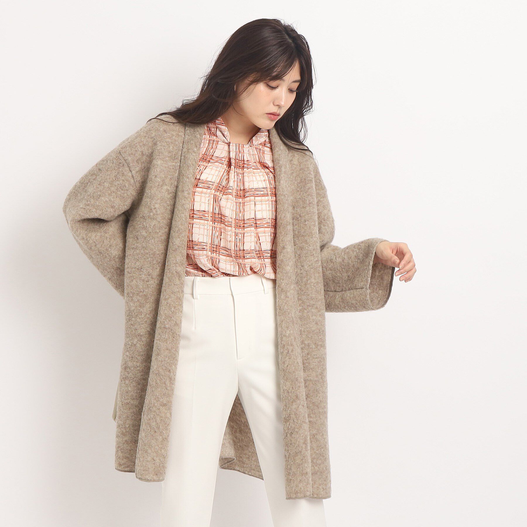 COUP DE CHANCE「【軽くて暖かい】着流しコーディガン」|カーディガン|