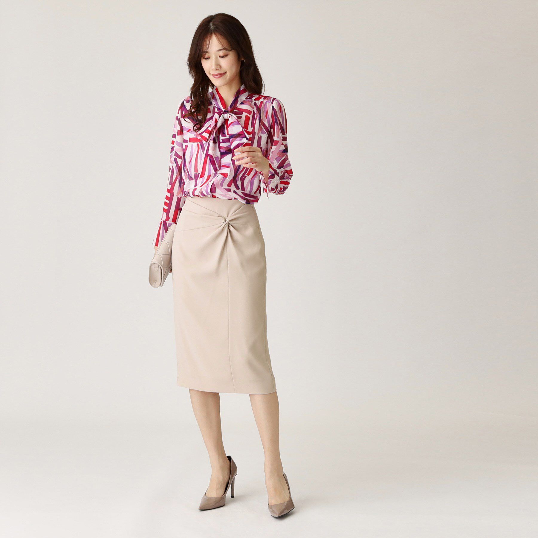 COUP DE CHANCE「【日本製】ねじりデザインスカート」|スカート|