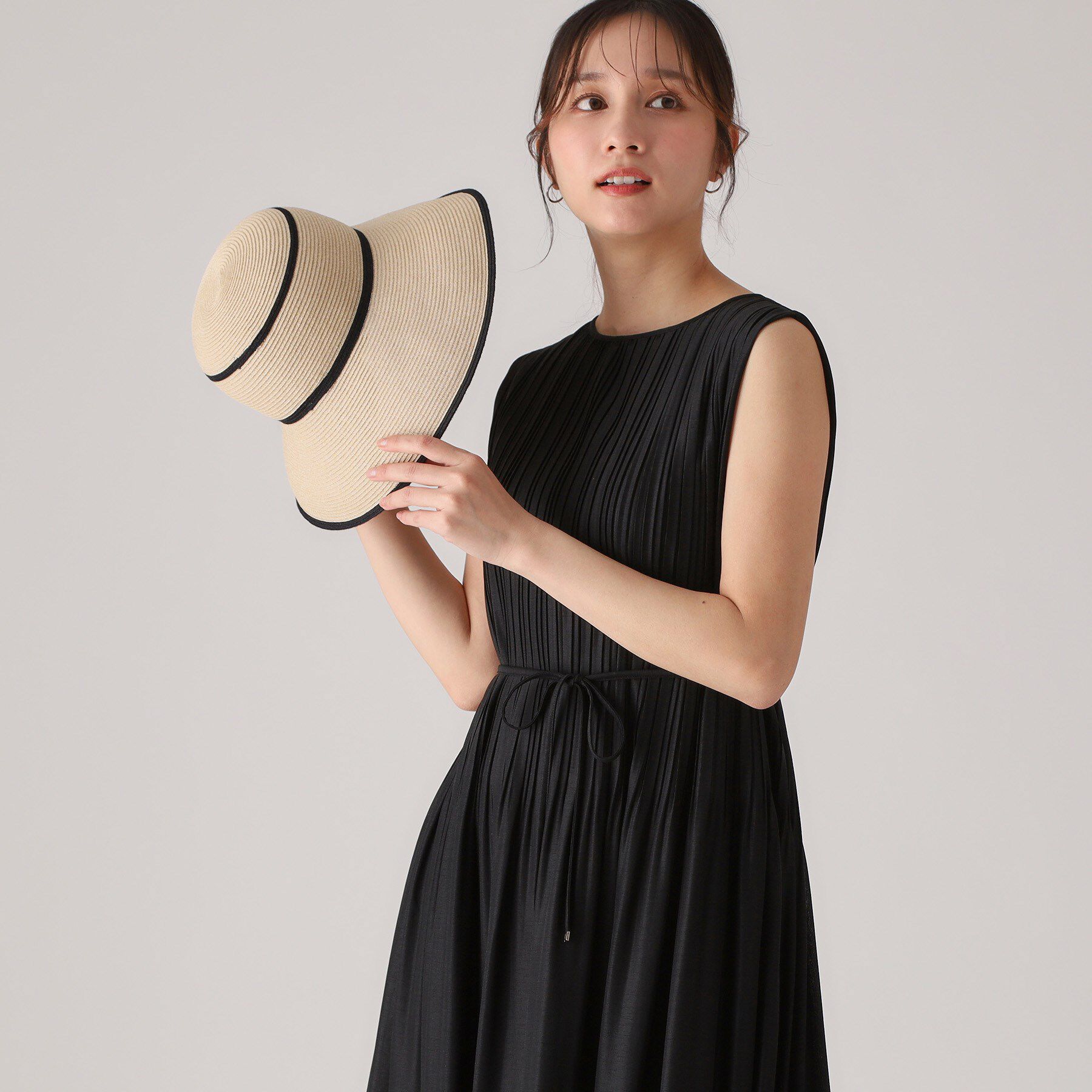 COUP DE CHANCE「【洗える／プリーツ加工】ノースリーブワンピース」|ワンピース|