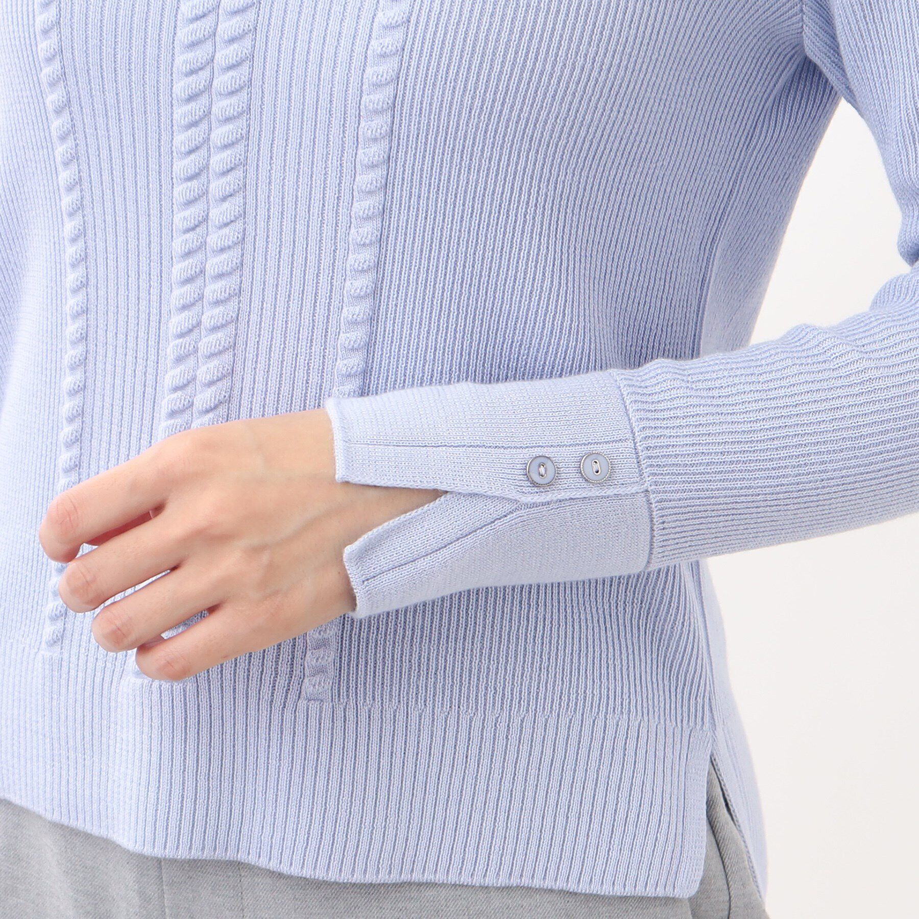 Reflect「【WEB限定カラーあり／洗える】プチハイネックリブニット」|ニット・セーター|