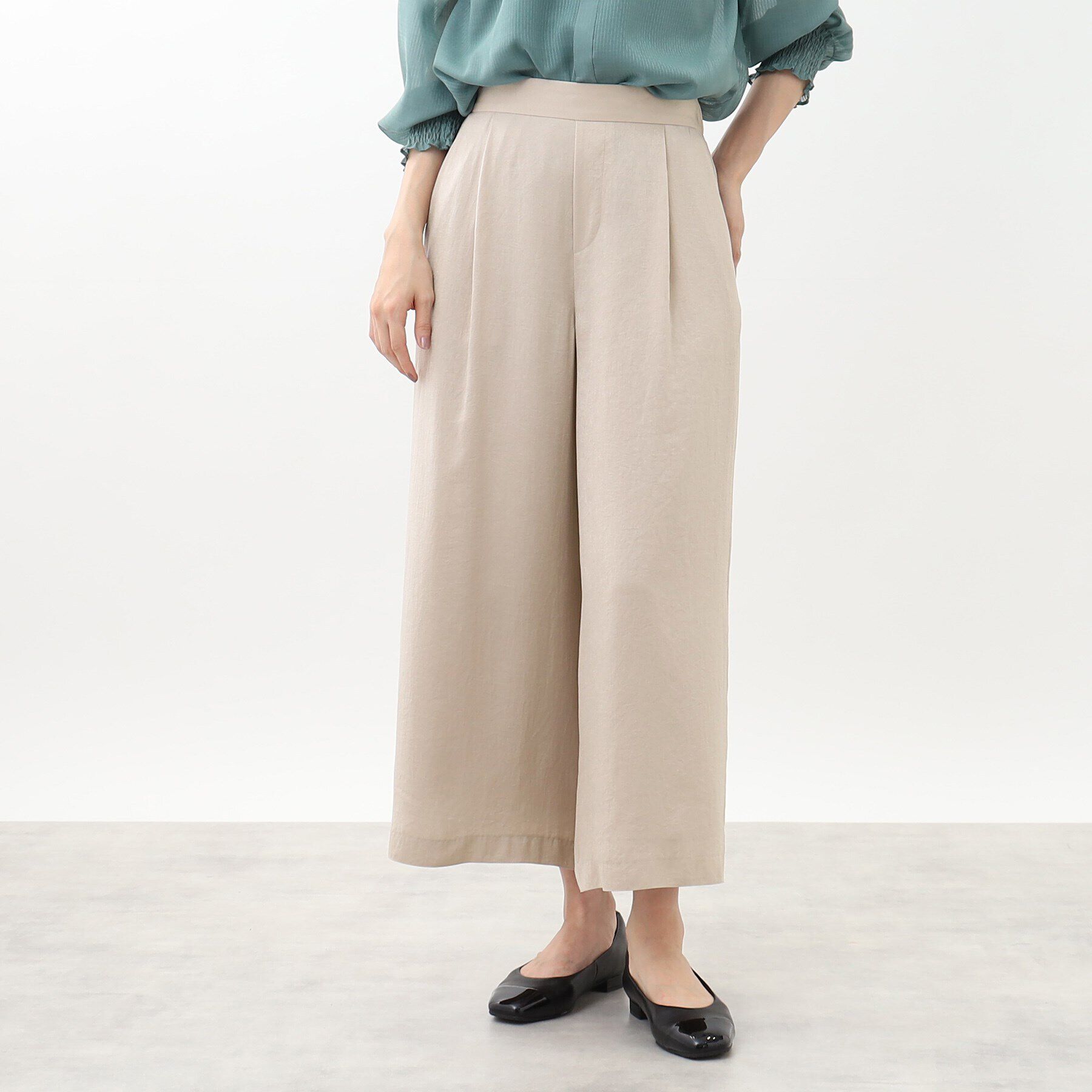 Reflect「【マシンウォッシュ】ベルベット風ガウチョパンツ」|その他|