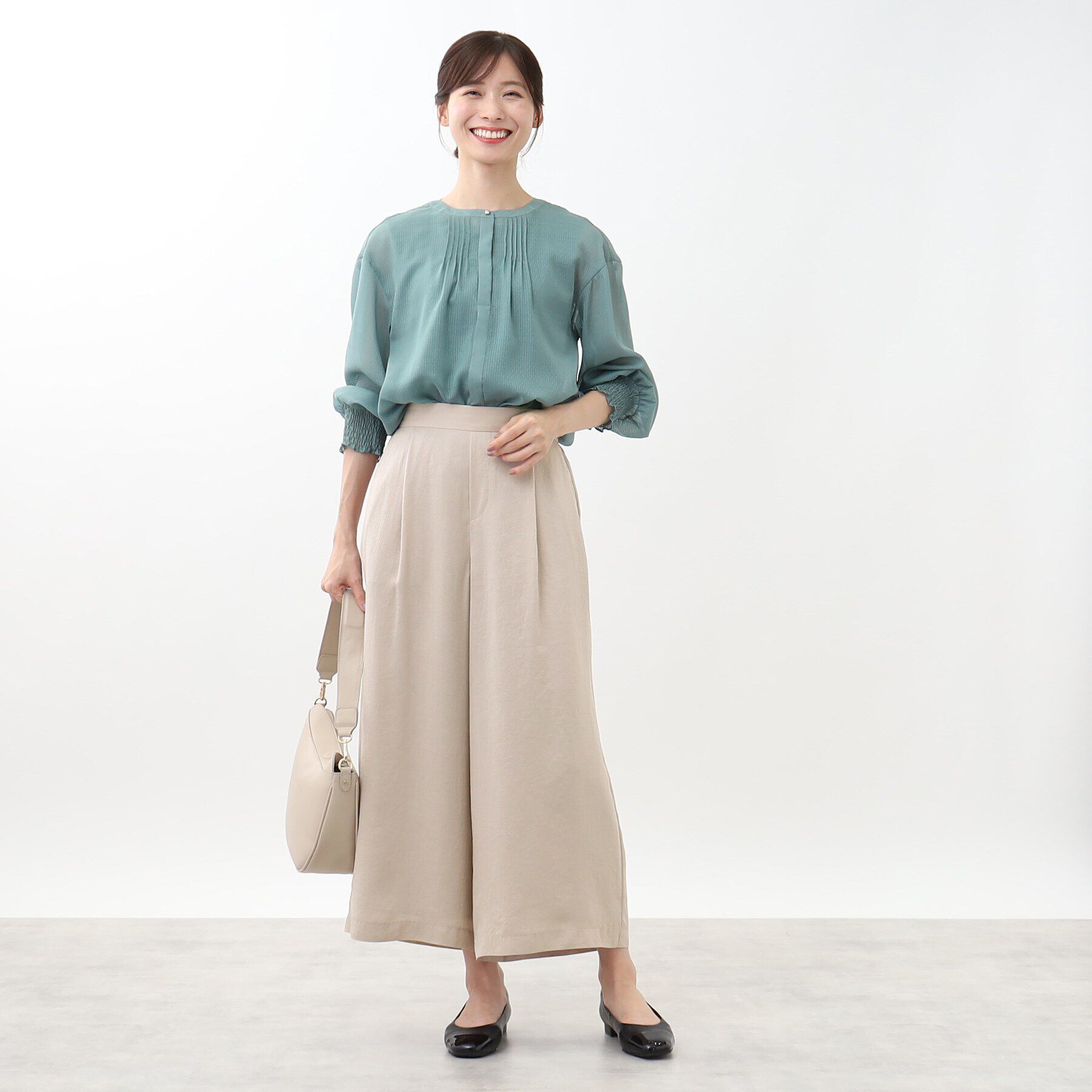 Reflect「【マシンウォッシュ】ベルベット風ガウチョパンツ」|その他|