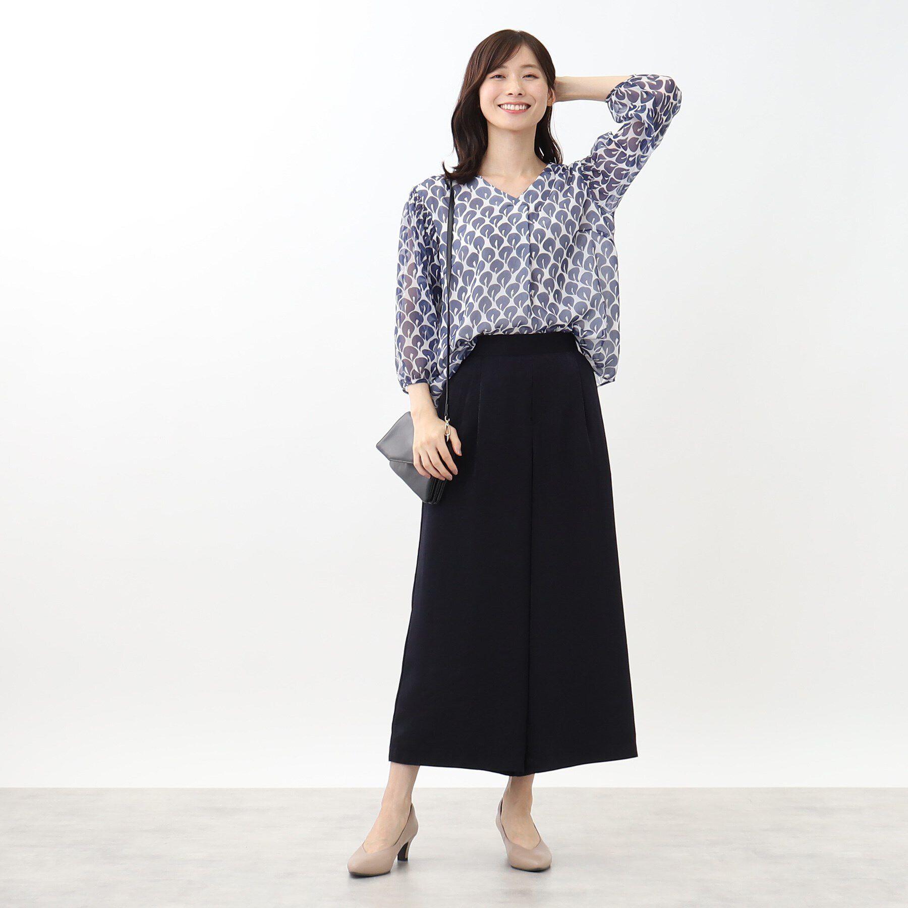 Reflect「【マシンウォッシュ】ベルベット風ガウチョパンツ」|その他|