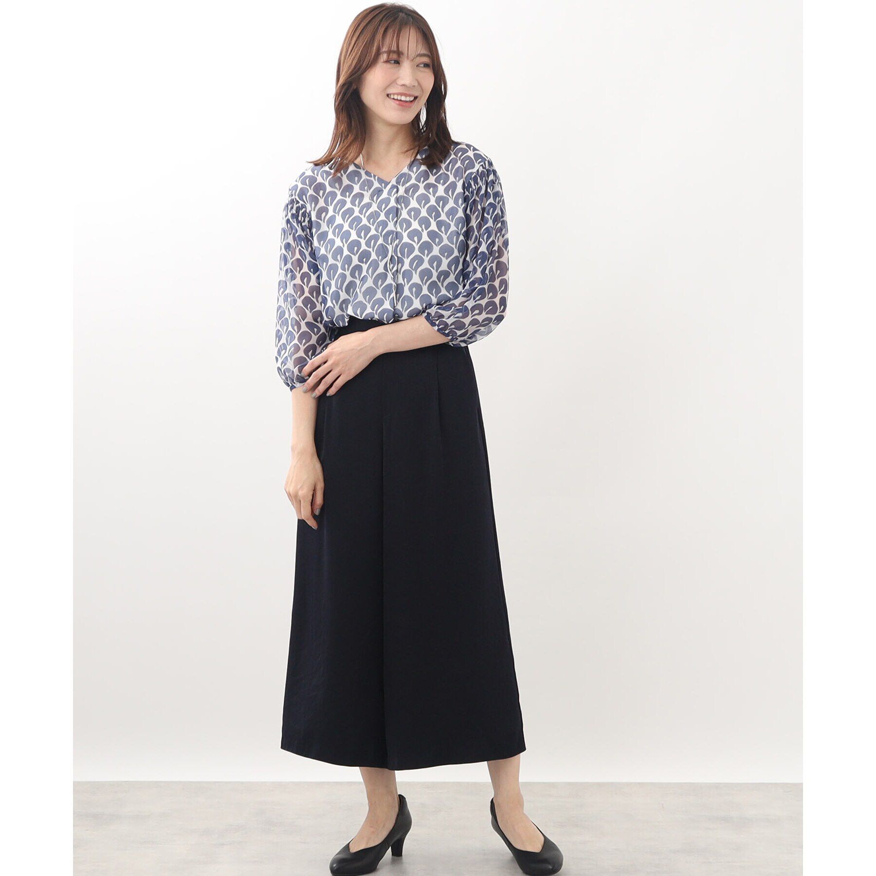 Reflect「【マシンウォッシュ】ベルベット風ガウチョパンツ」|その他|