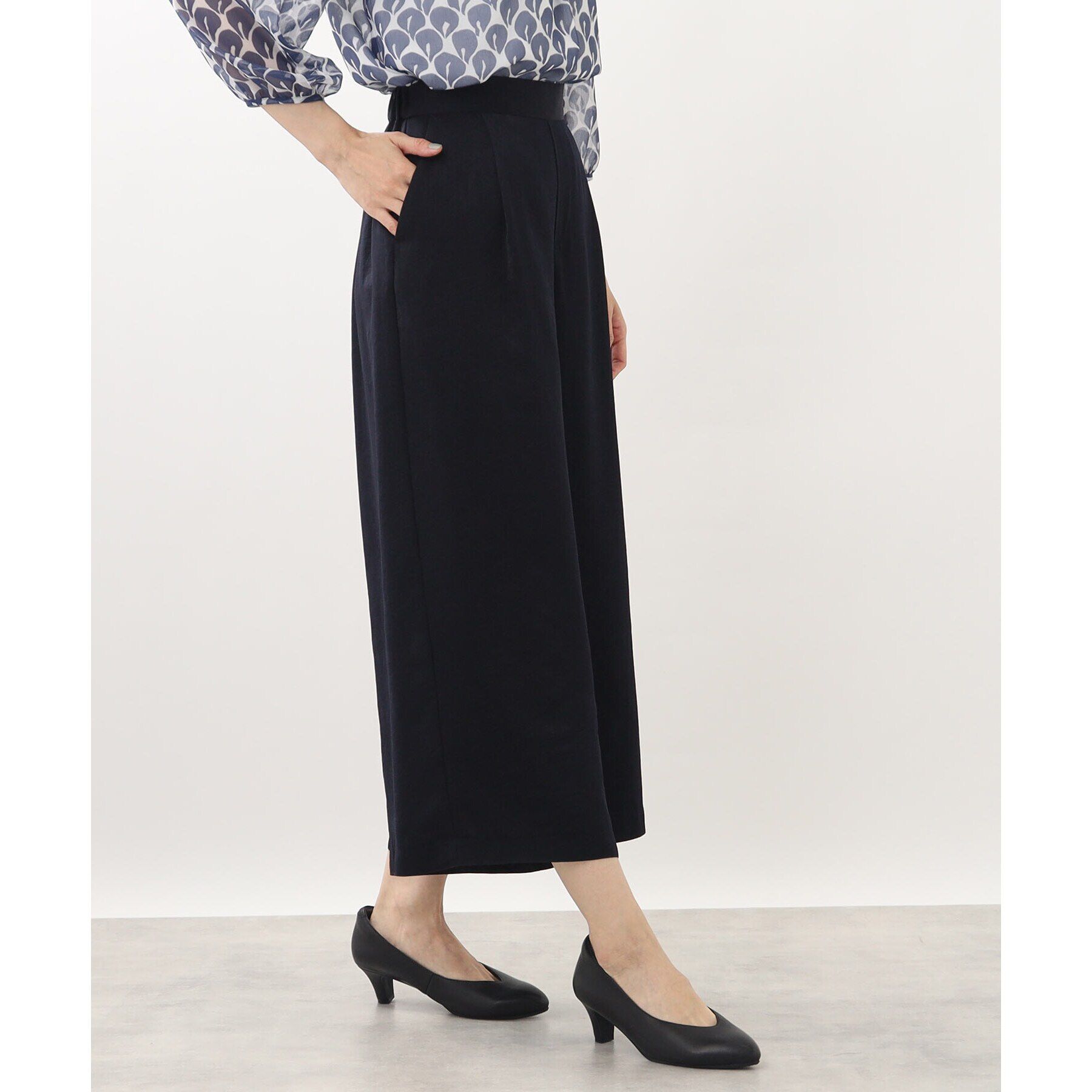 Reflect「【マシンウォッシュ】ベルベット風ガウチョパンツ」|その他|