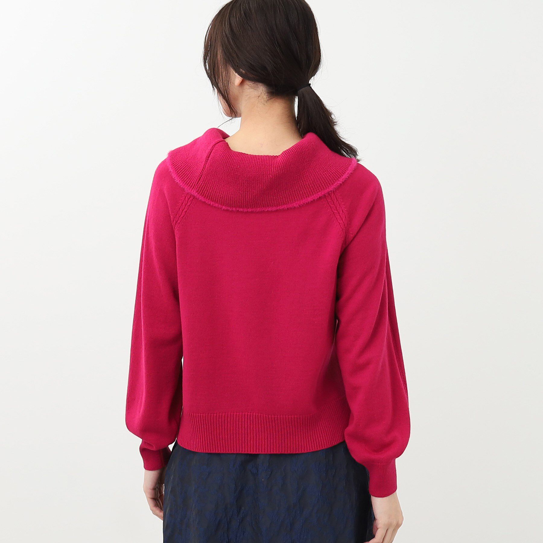 Reflect「【手洗い可】華やかオフタートルニット」|ニット・セーター|