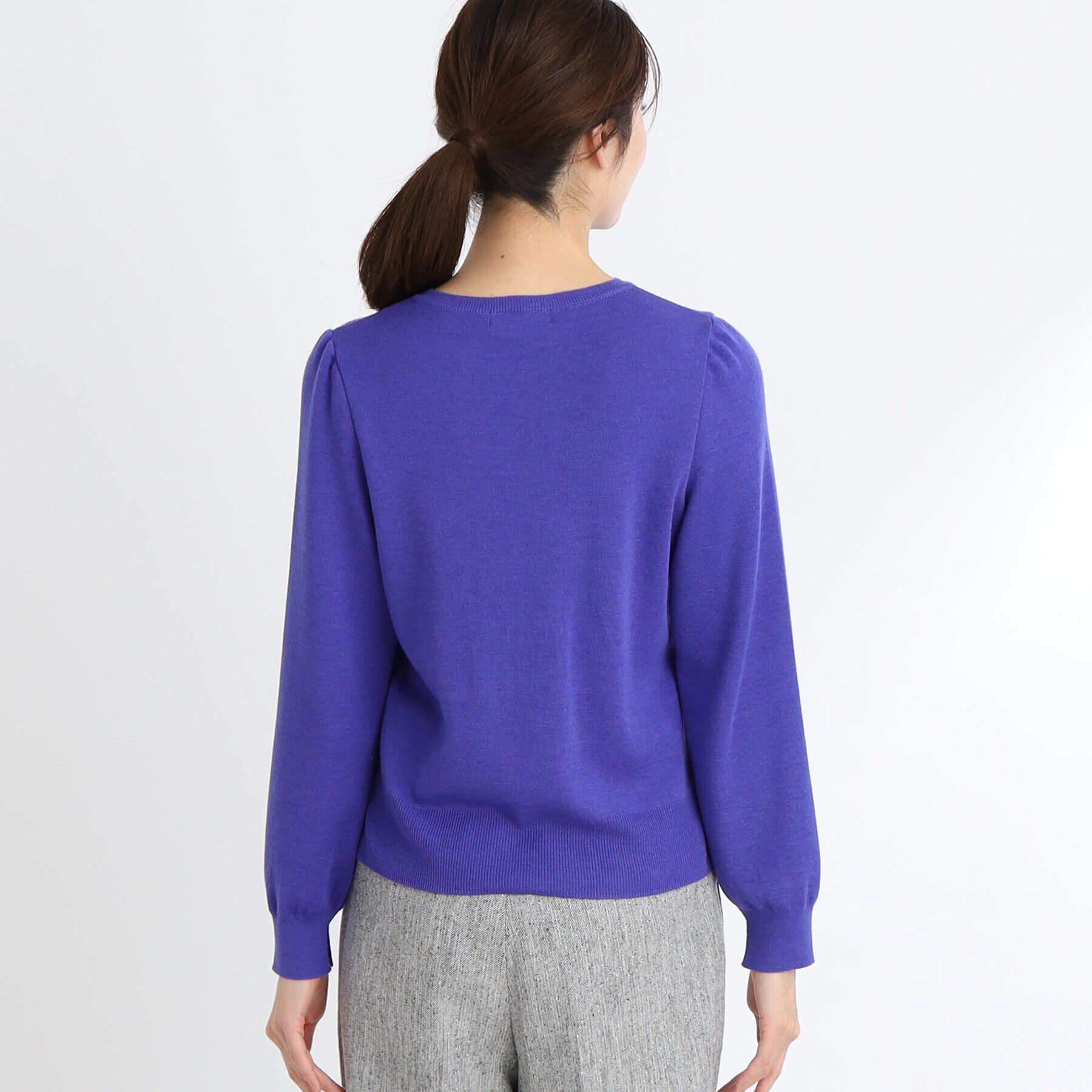 Reflect「【手洗い可／すっきり見え】ボリュームスリーブニット」|ニット・セーター|