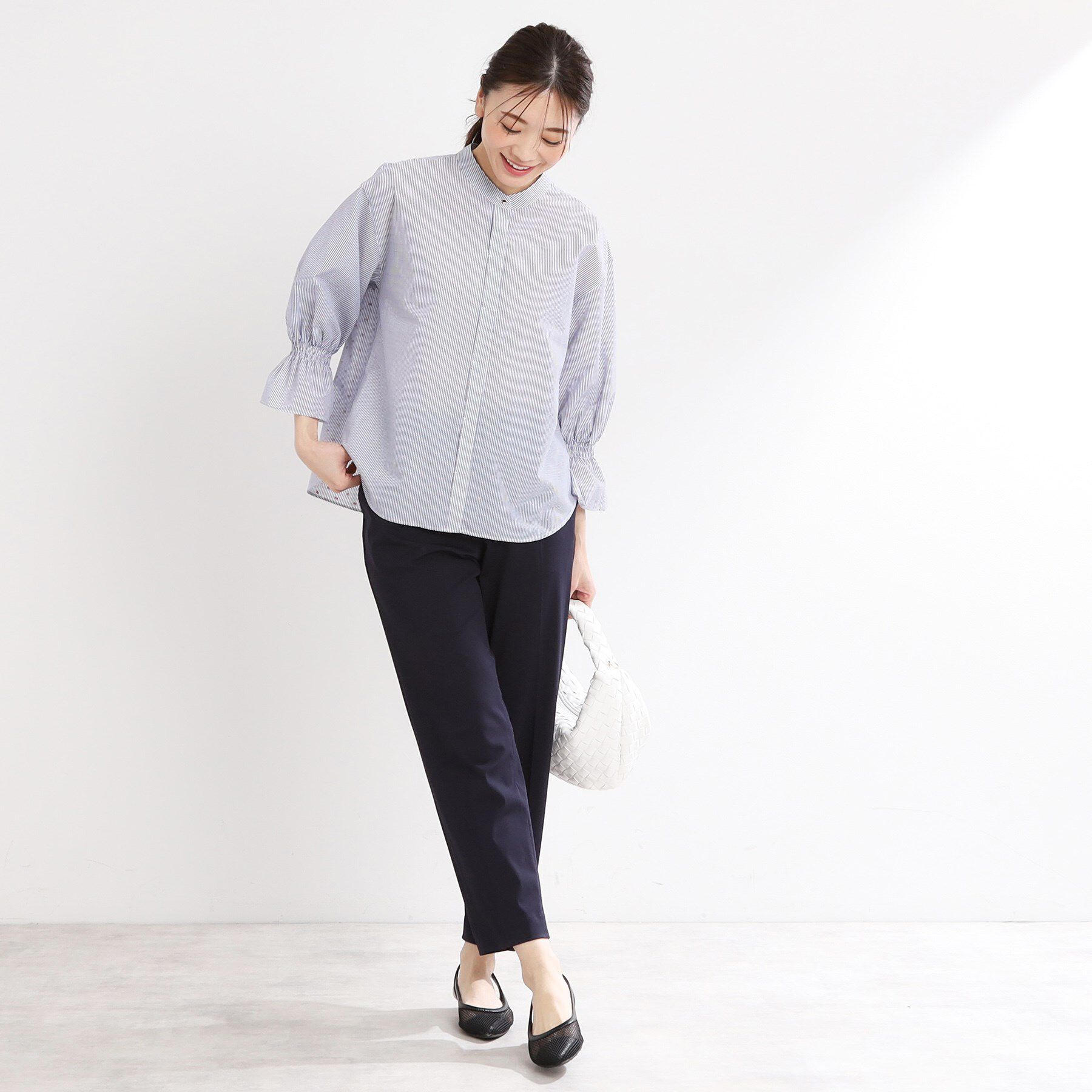 Reflect「【洗える】キャンディースリーブブラウス」|シャツ・ブラウス|