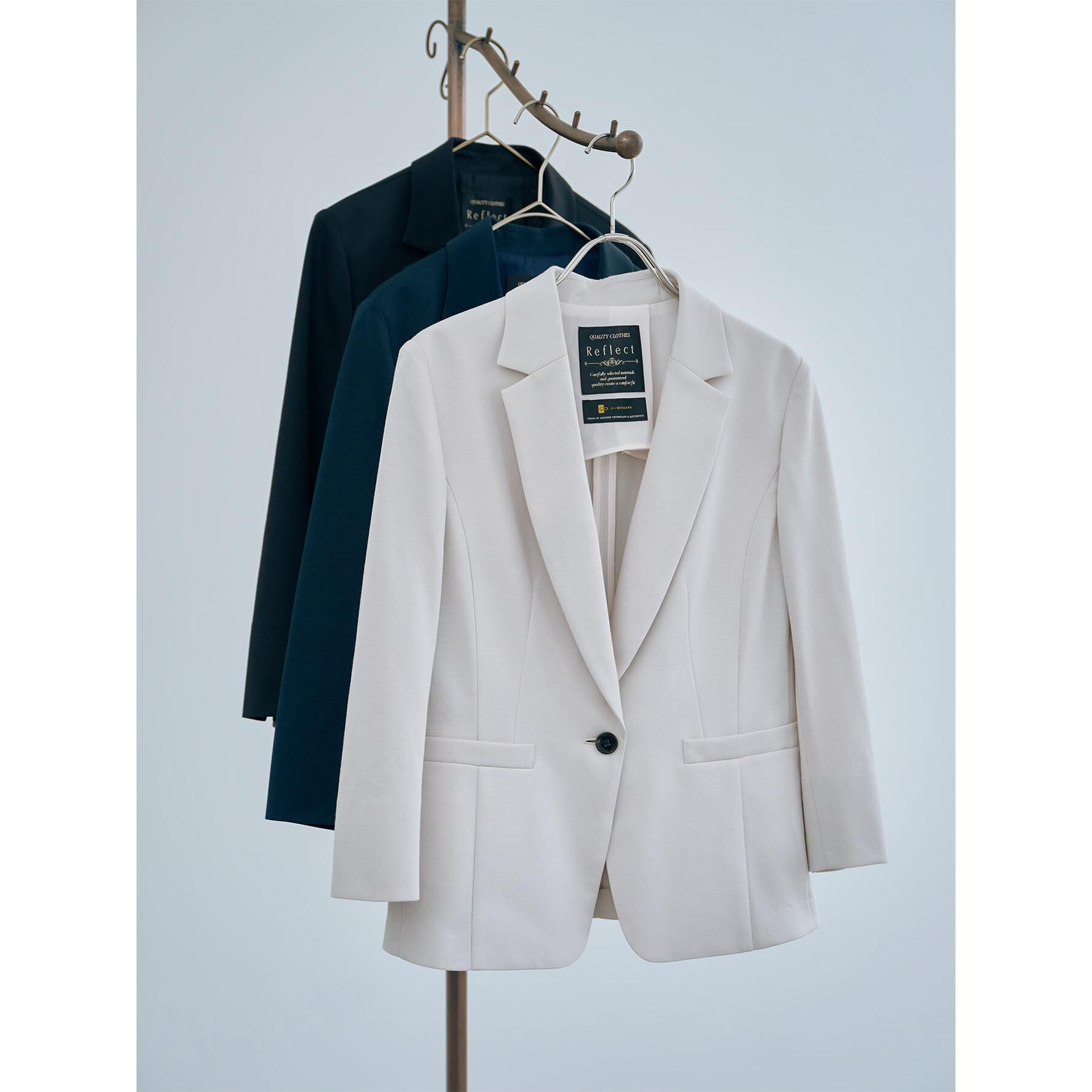 Reflect「【匠シリーズ／洗える】匠ジャケット／ベーシックテーラード」|テーラードジャケット|
