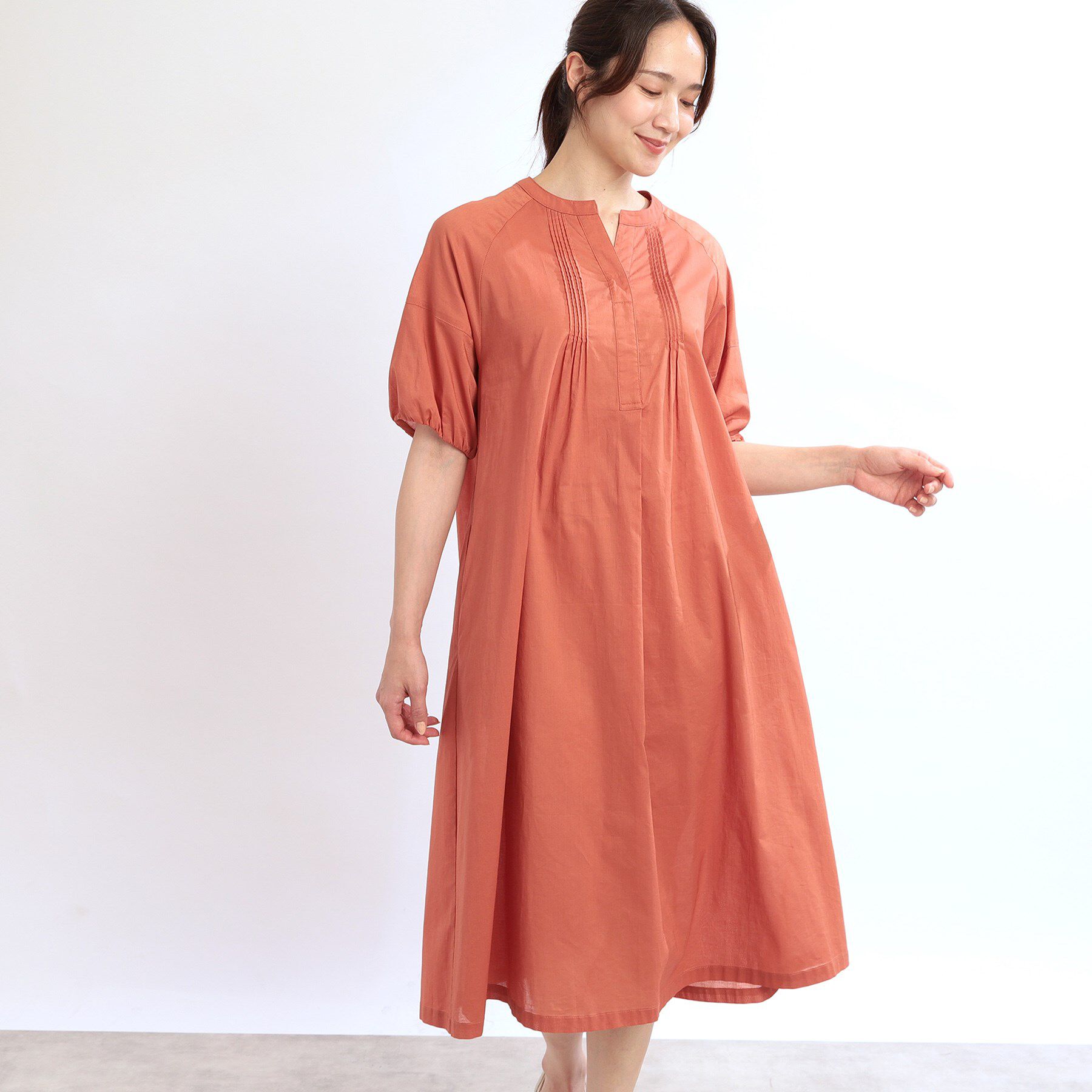 Reflect「【夏SALE／E‐QUALITY／レイヤードスタイルにも◎】ラグランスリーブワンピース」|ワンピース|