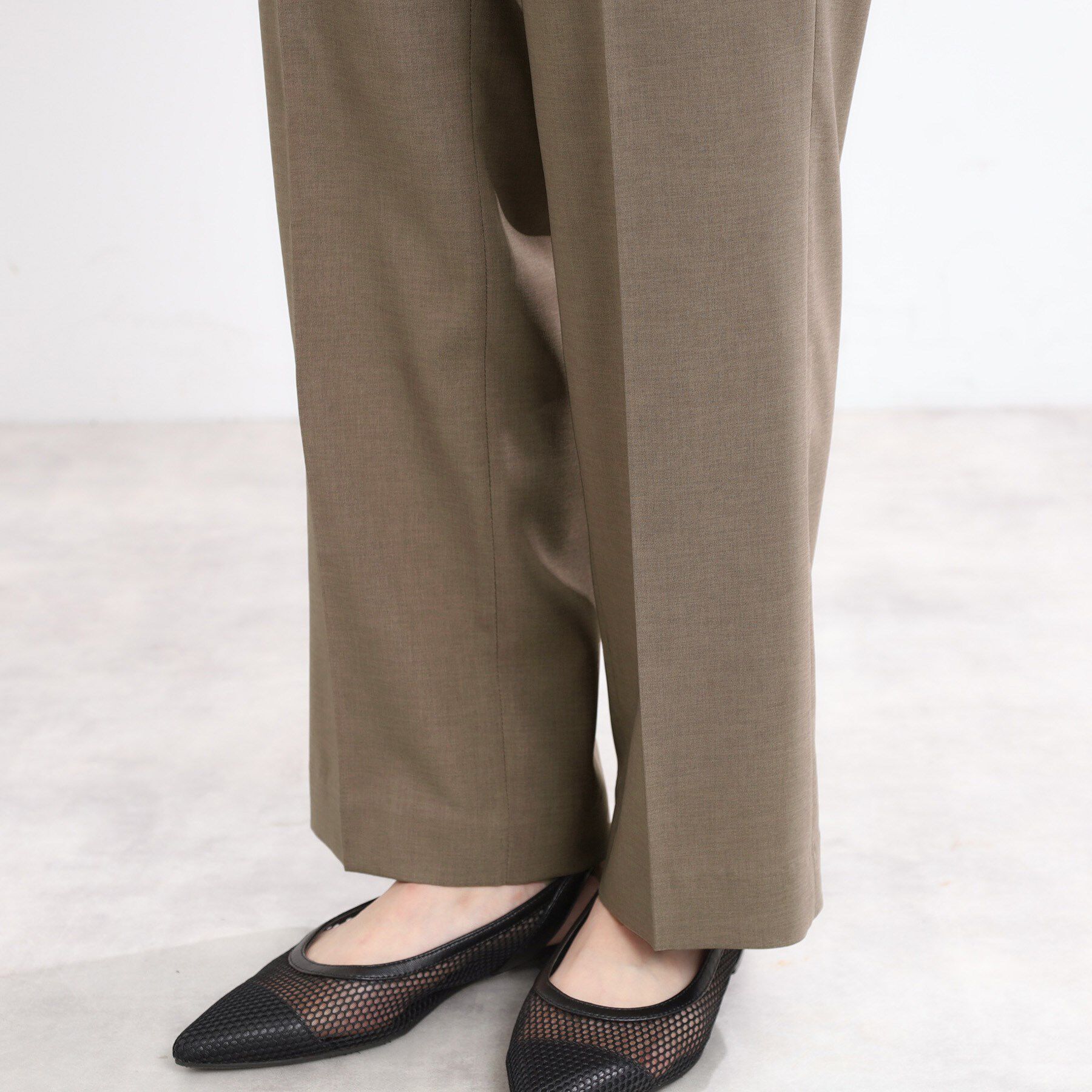 Reflect「【マシンウォッシュ可】リネンライクフレアパンツ」|その他|