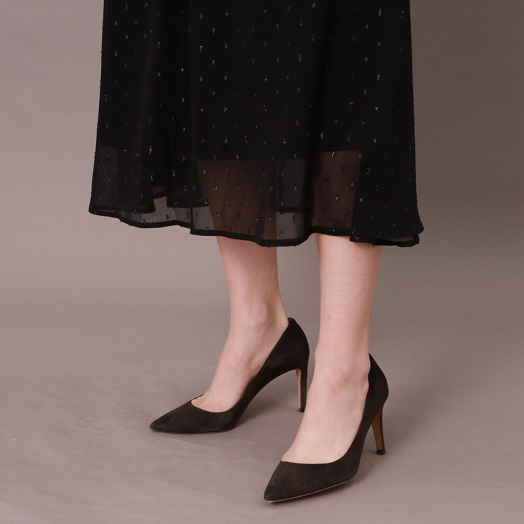 DRESSTERIOR「◆【通勤・行事対応可能/洗える】フィルムドットワンピース」|ワンピース|