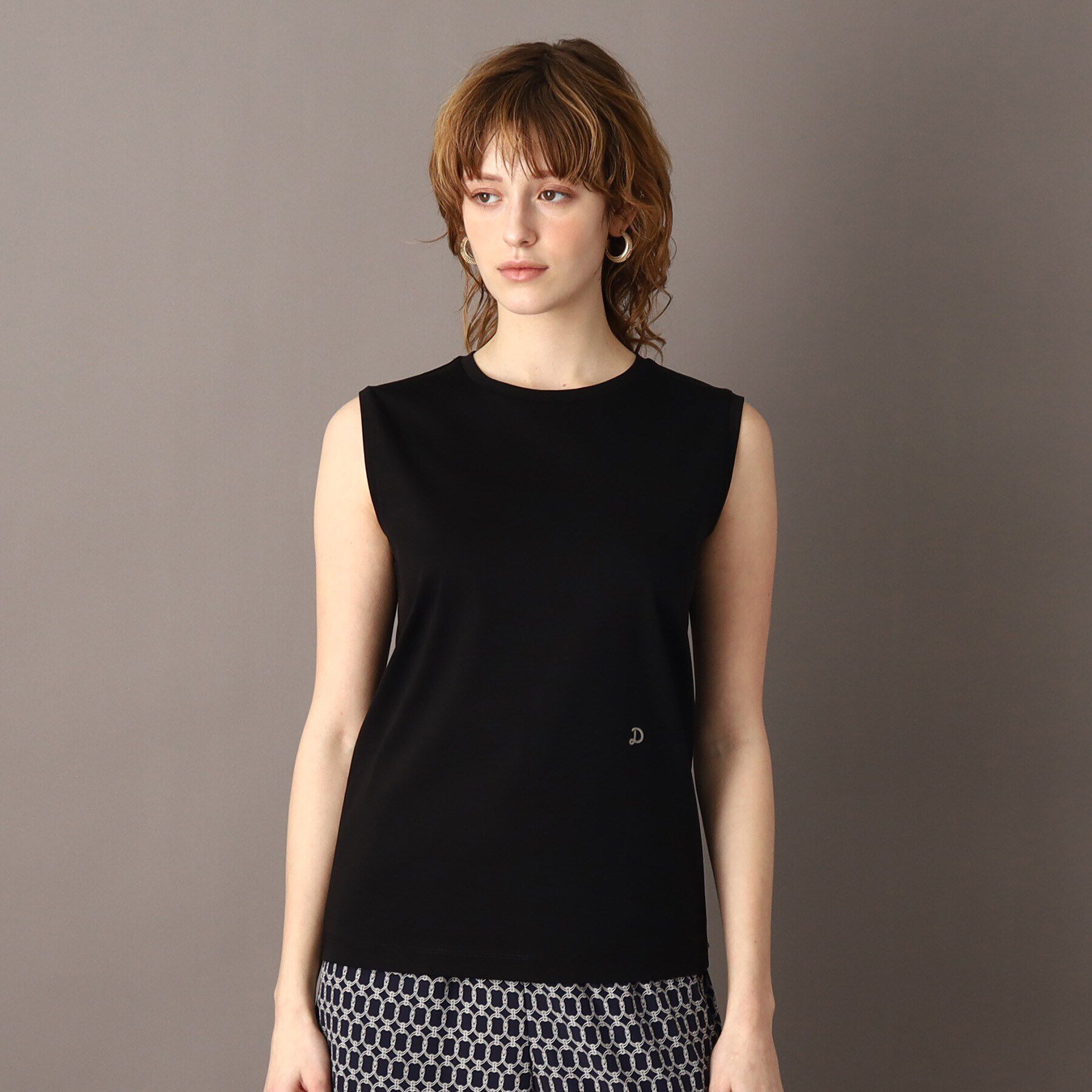 DRESSTERIOR「アイスクリアコットンノースリーブ」|Tシャツ・カットソー|