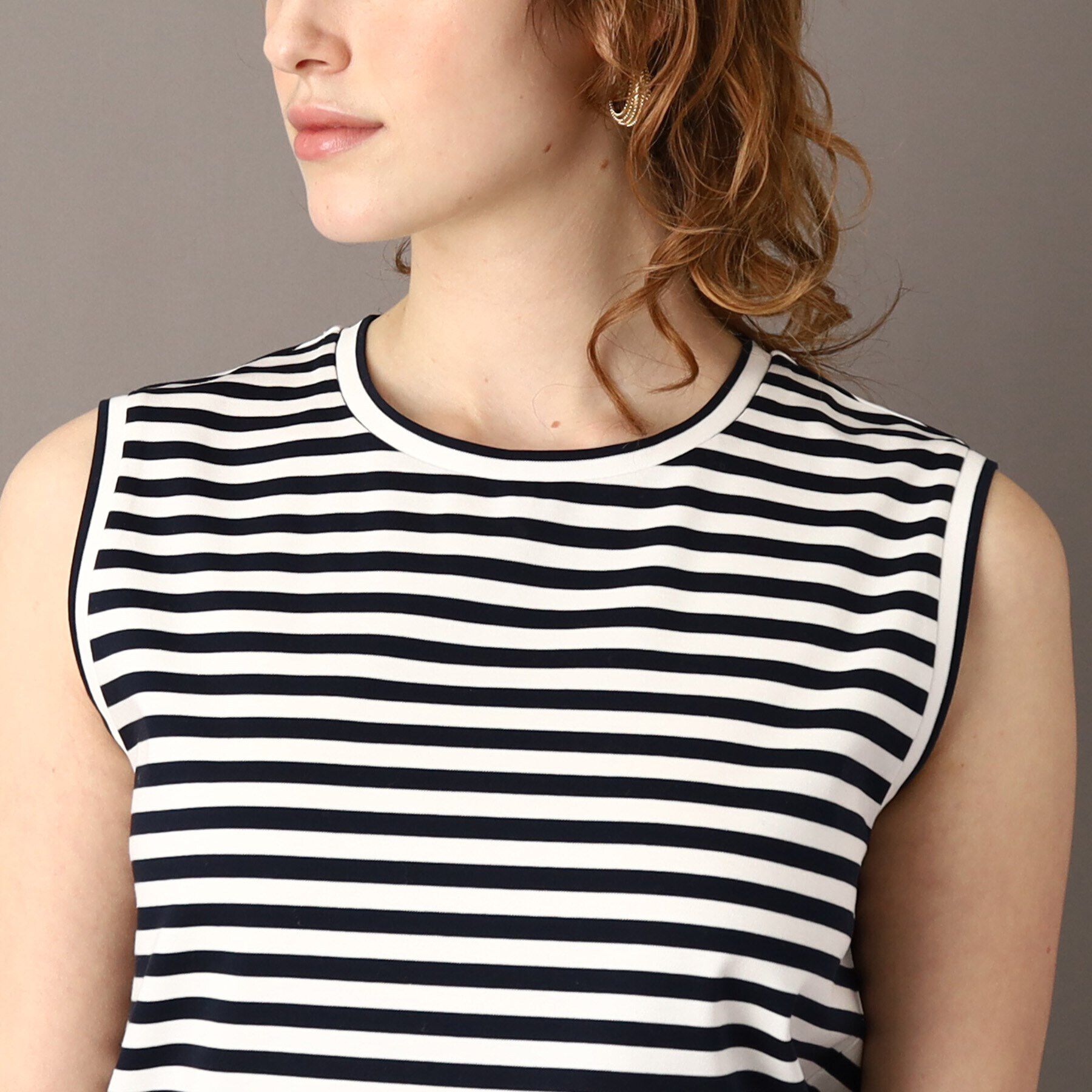 DRESSTERIOR「アイスクリアコットンノースリーブ」|Tシャツ・カットソー|