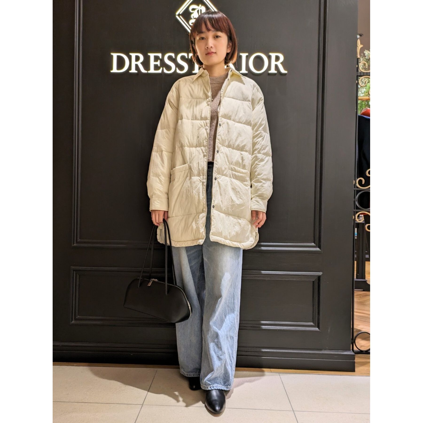DRESSTERIOR「【大人百花モデル美香さん着用/CLASSY.12月号/otonaMUSE11月号掲載】ヴィンテージ加」|デニム|