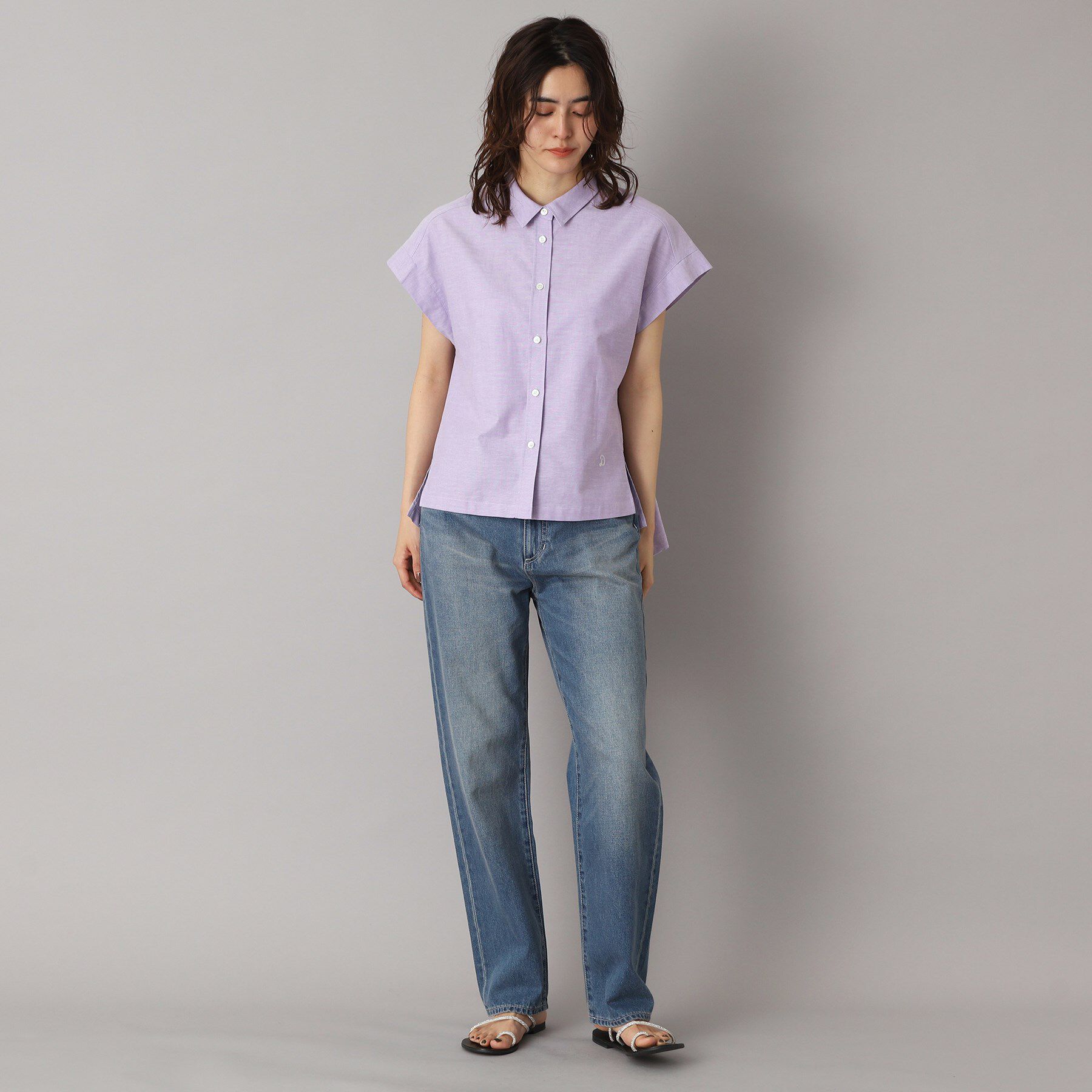 DRESSTERIOR「【日本製/コットン100％】バックフレアオックスシャツ」|シャツ・ブラウス|