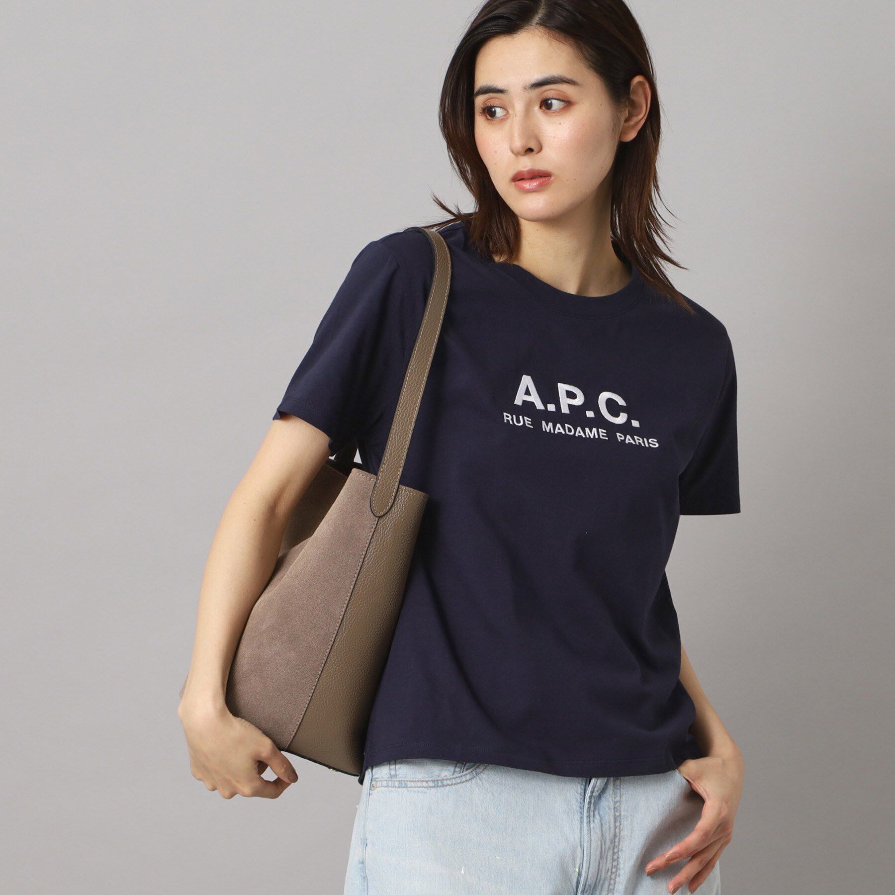 DRESSTERIOR「AULENTTI（オウレンティ）【別注】ワンハンドル スウェードコンビバッグ」|ショルダー・メッセンジャー|