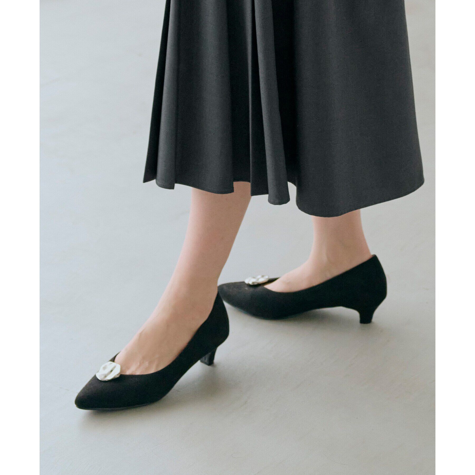 grove「メタルパーツパンプス【シューズクリップ取り外し可】」|パンプス|