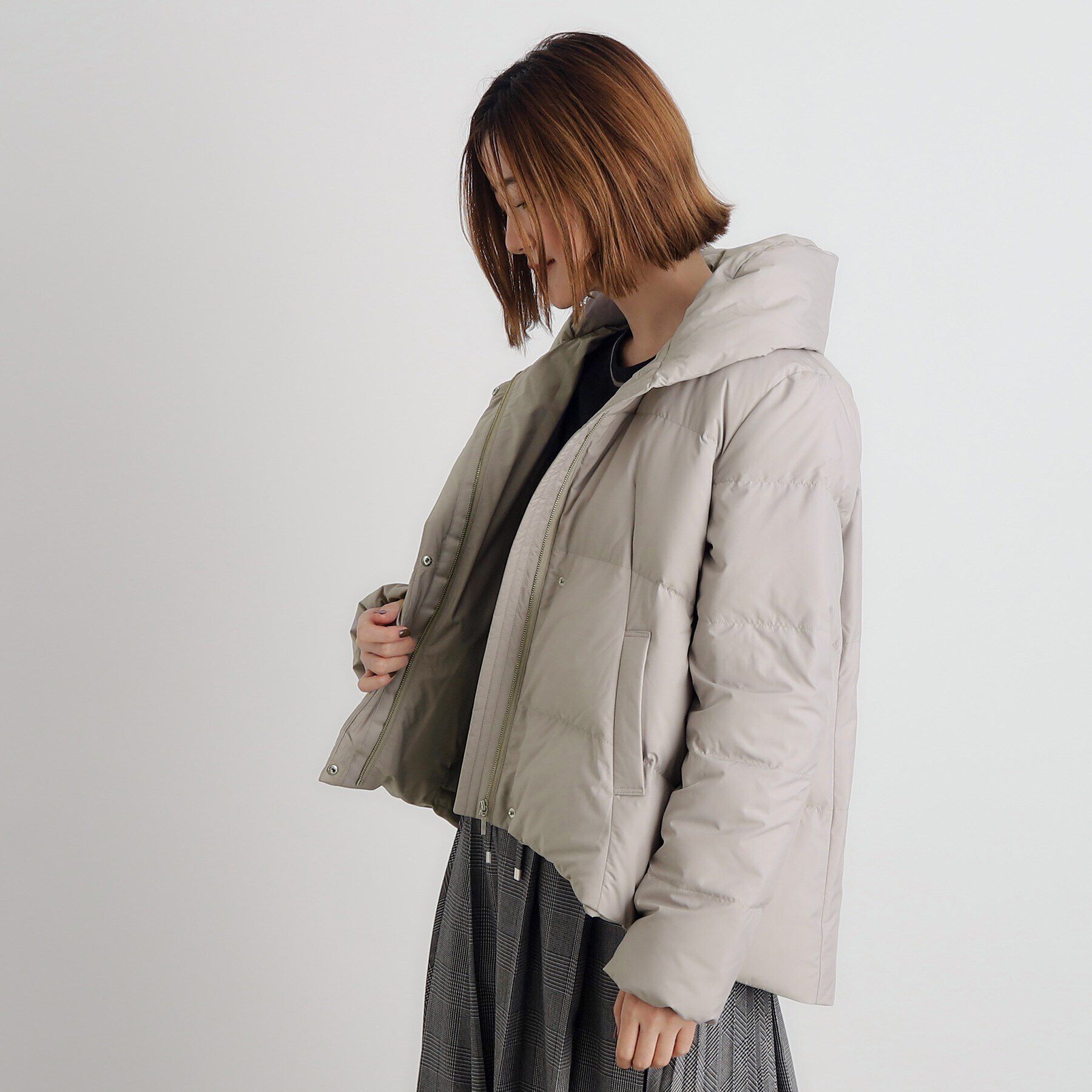 grove「【雑誌掲載】800FP多機能つつまれショートダウン」|ダウン|