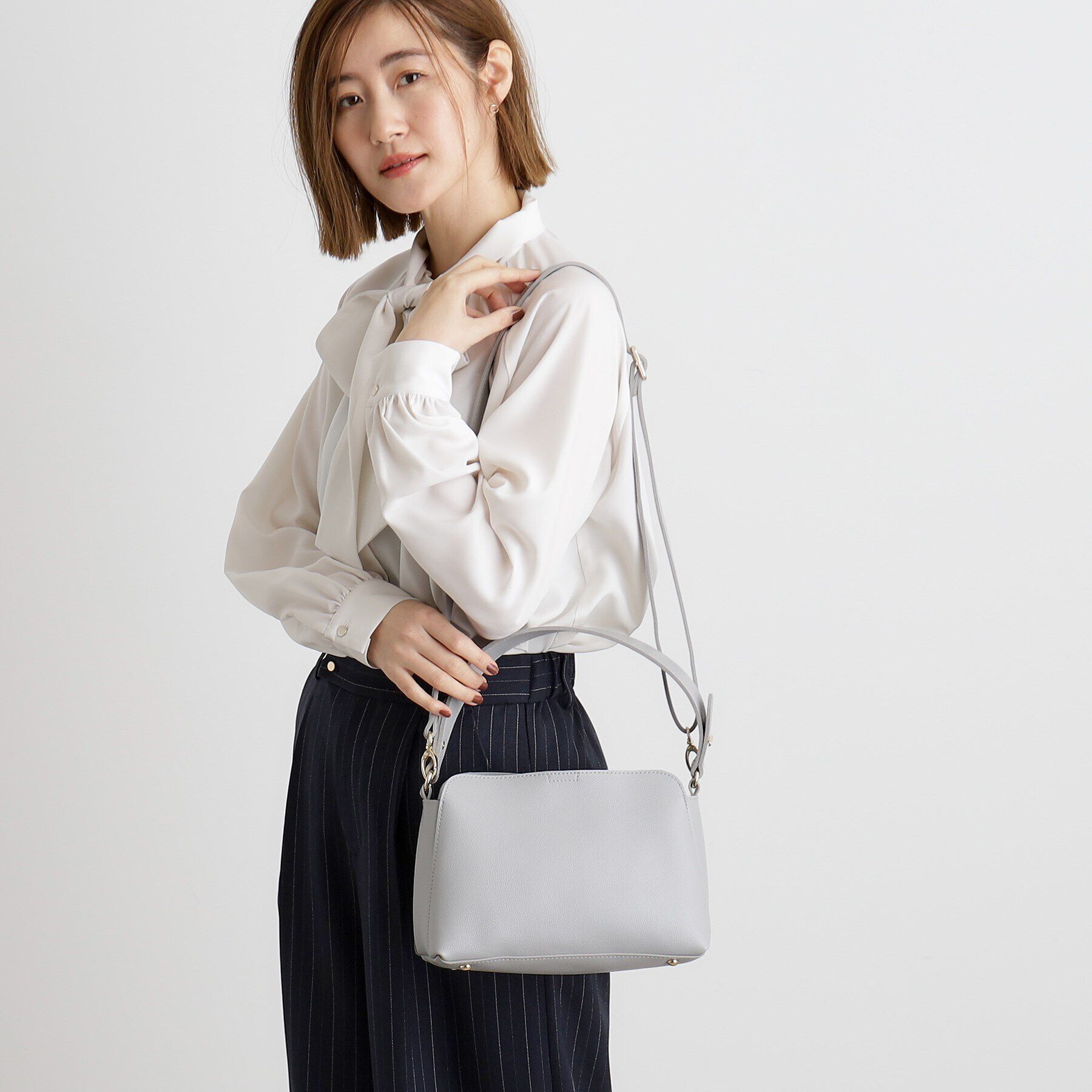 grove「【雑誌掲載】人間工学シンプルダブルショルダー【入卒対応可】」|ショルダー・メッセンジャー|