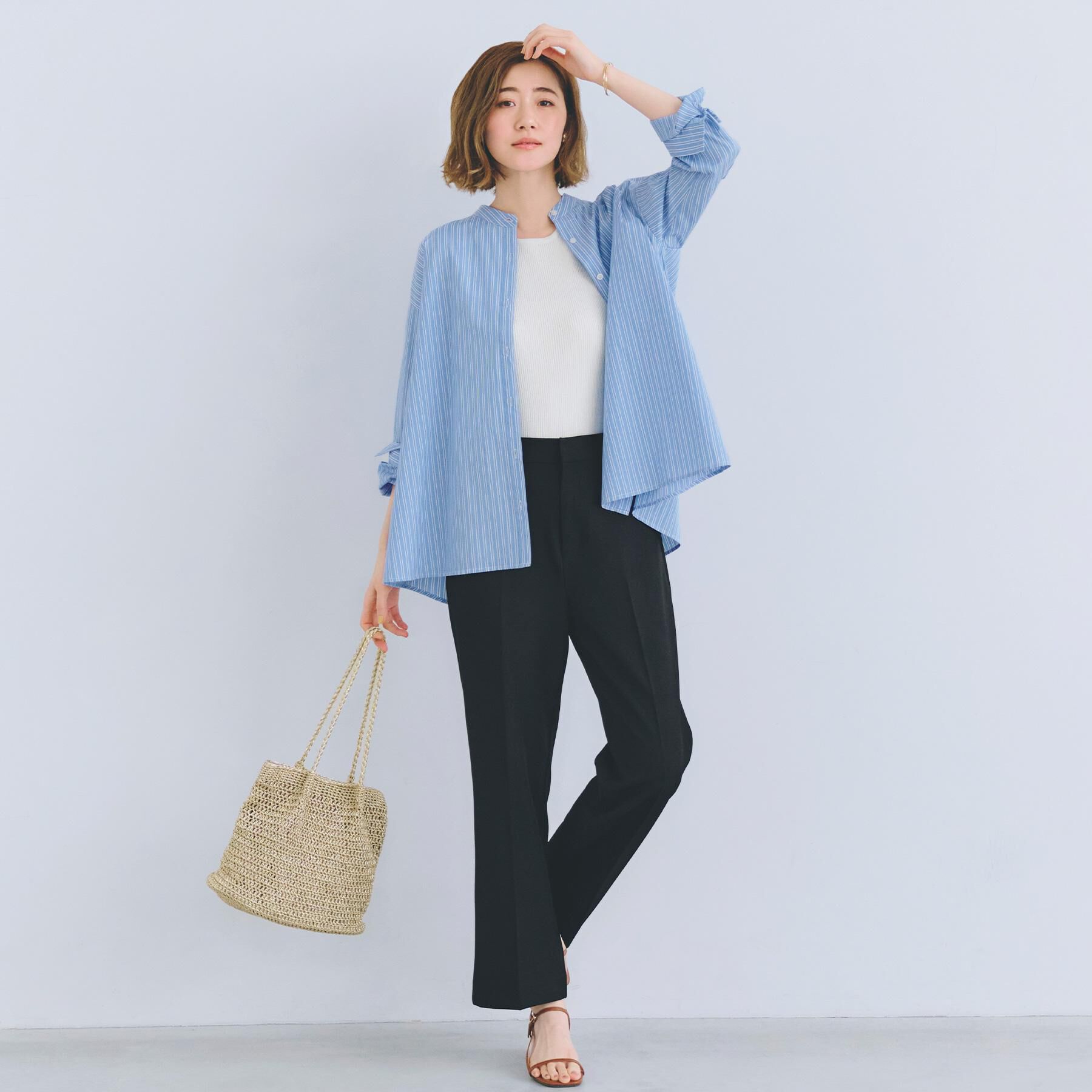 grove「バックシャーリングシャツ」|シャツ・ブラウス|