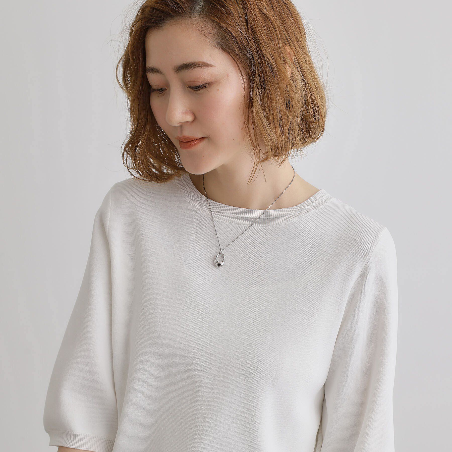 grove「【ステンレス】メタルワントップネックレス」|ネックレス|