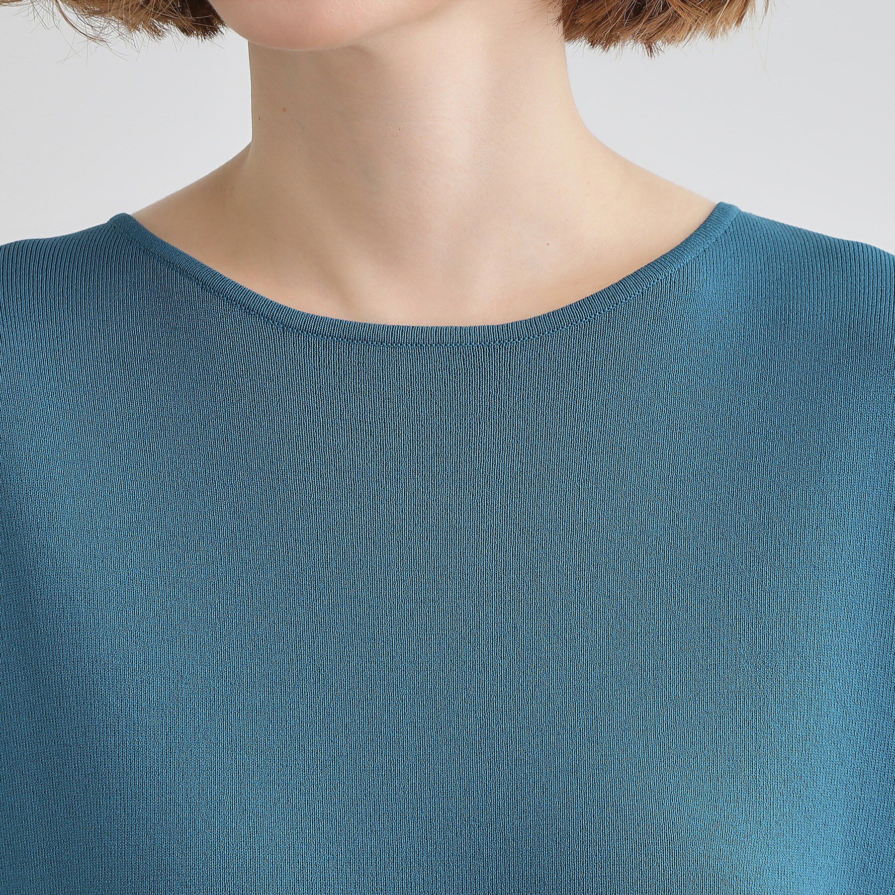 grove「【嬉しい機能付き】やわらかドライタッチフレンチスリーブニット」|ニット・セーター|