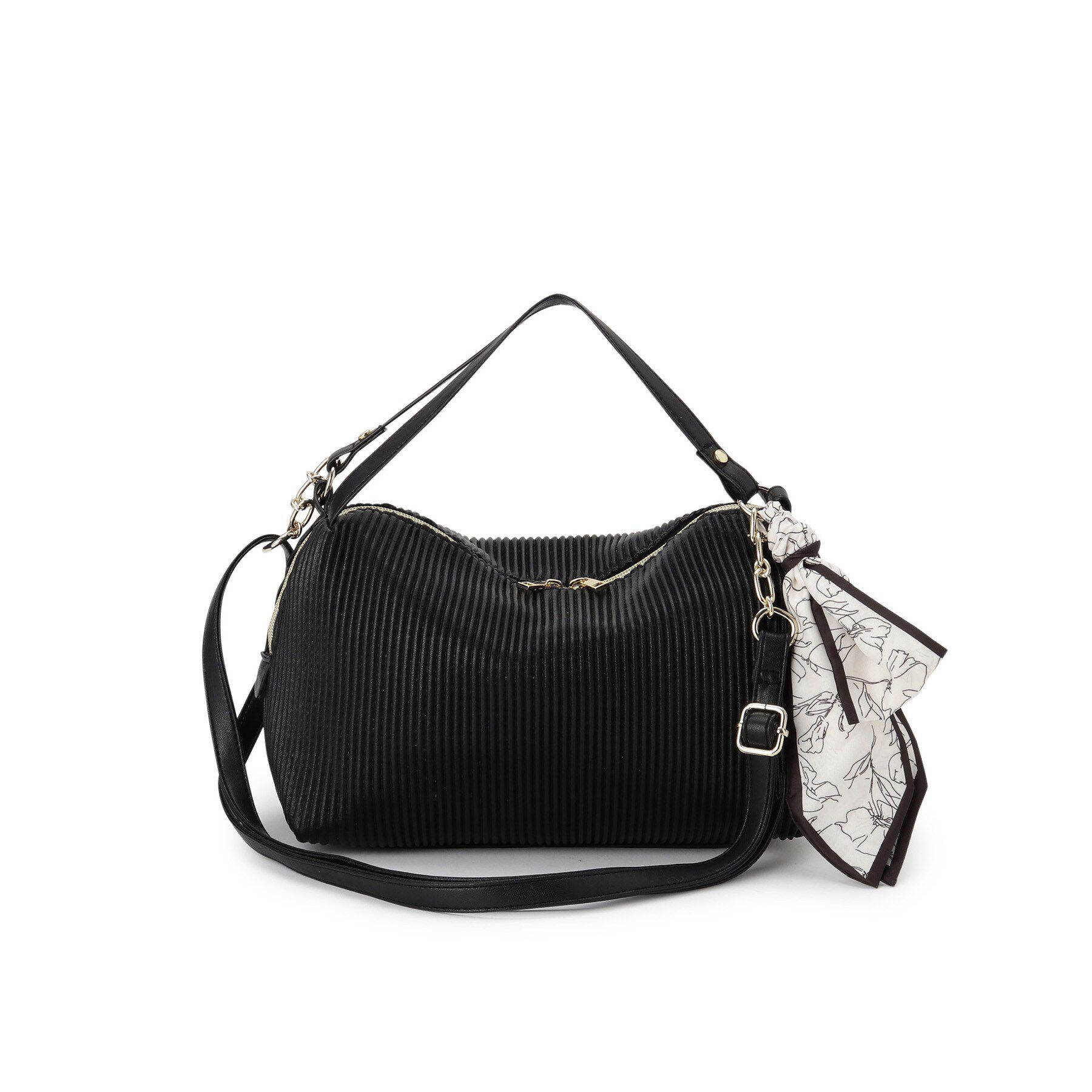 grove「プリーツチェーンスカーフショルダー」|ショルダー・メッセンジャー|