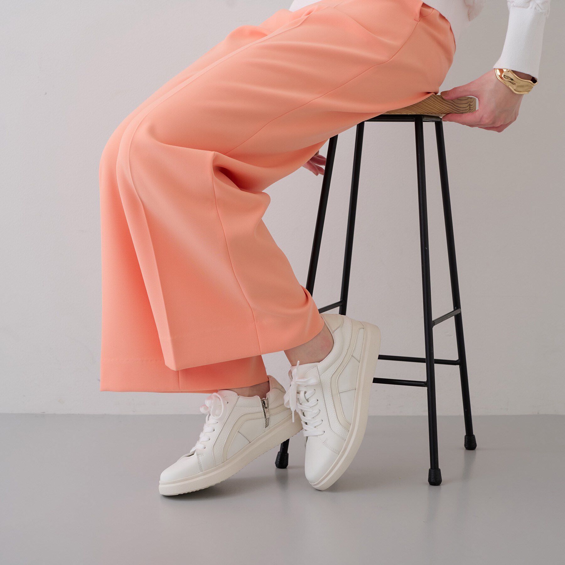 INDIVI「【INDIVIオリジナル】ジップスニーカー」|スニーカー|