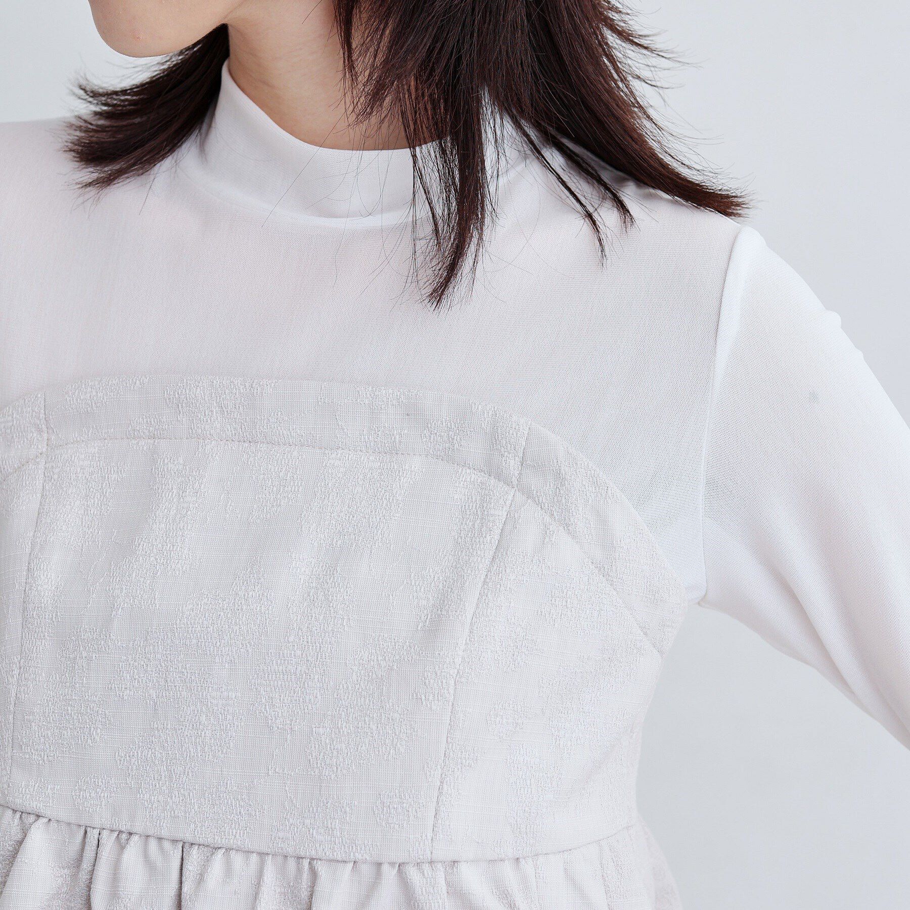 GALLEST「【セレモニー/セットアップ可能】フローラルジャカードトップス」|シャツ・ブラウス|