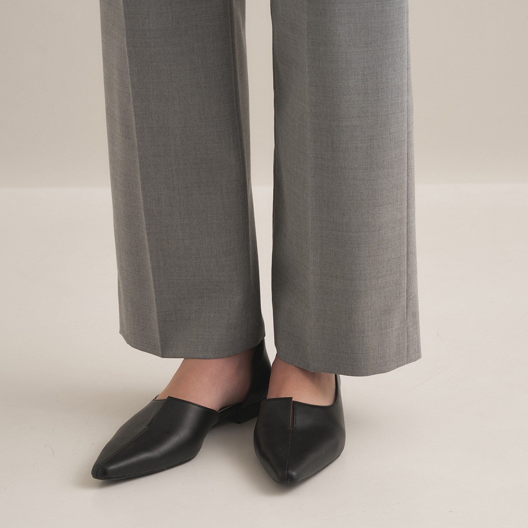 INDIVI「【ウール混／スーツ】ストレートパンツ」|スーツ|